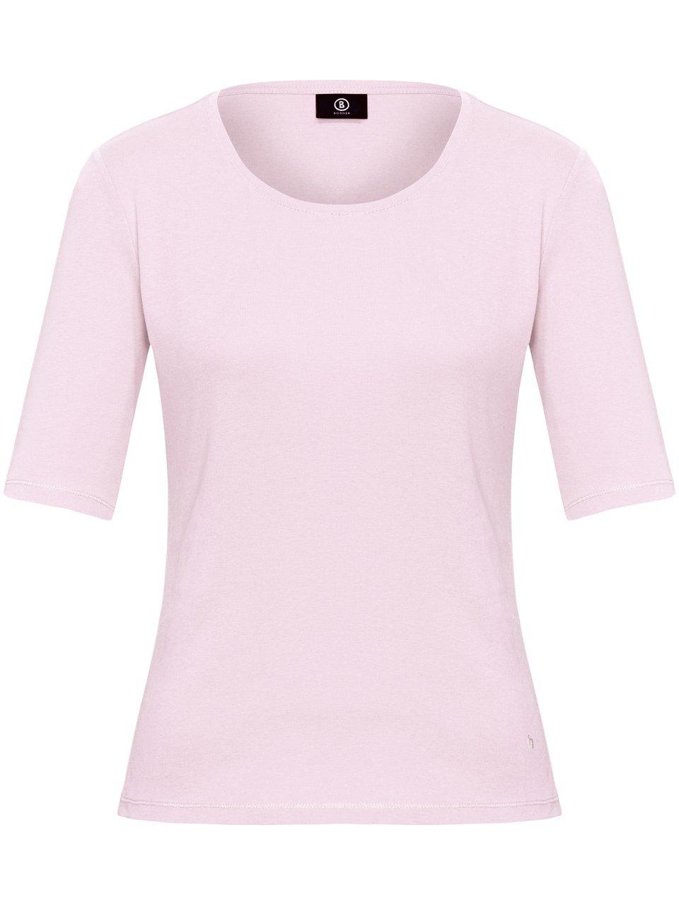 Shirt ronde hals model Velvet Van Bogner roze