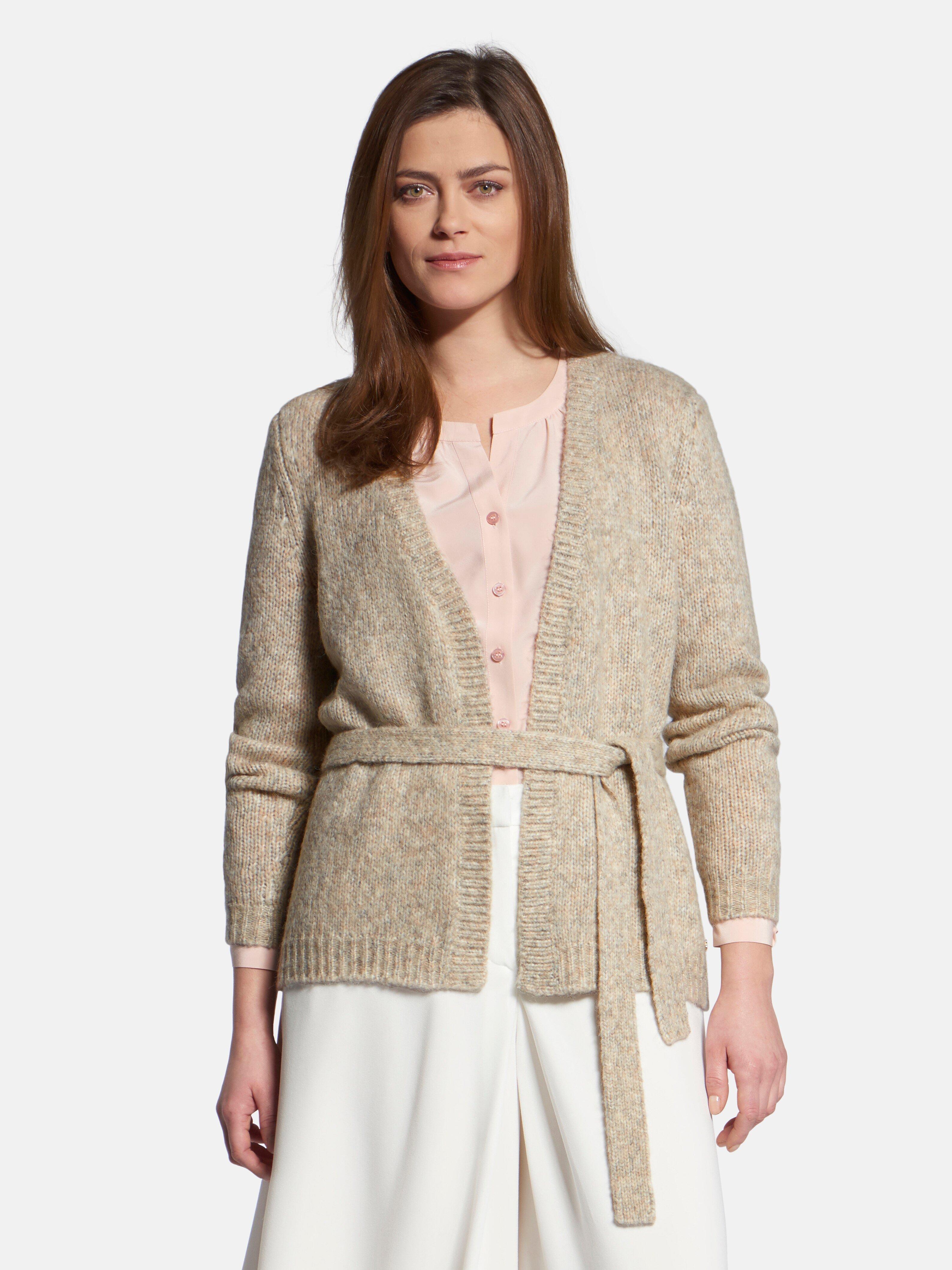 women's cardigan with tie belt