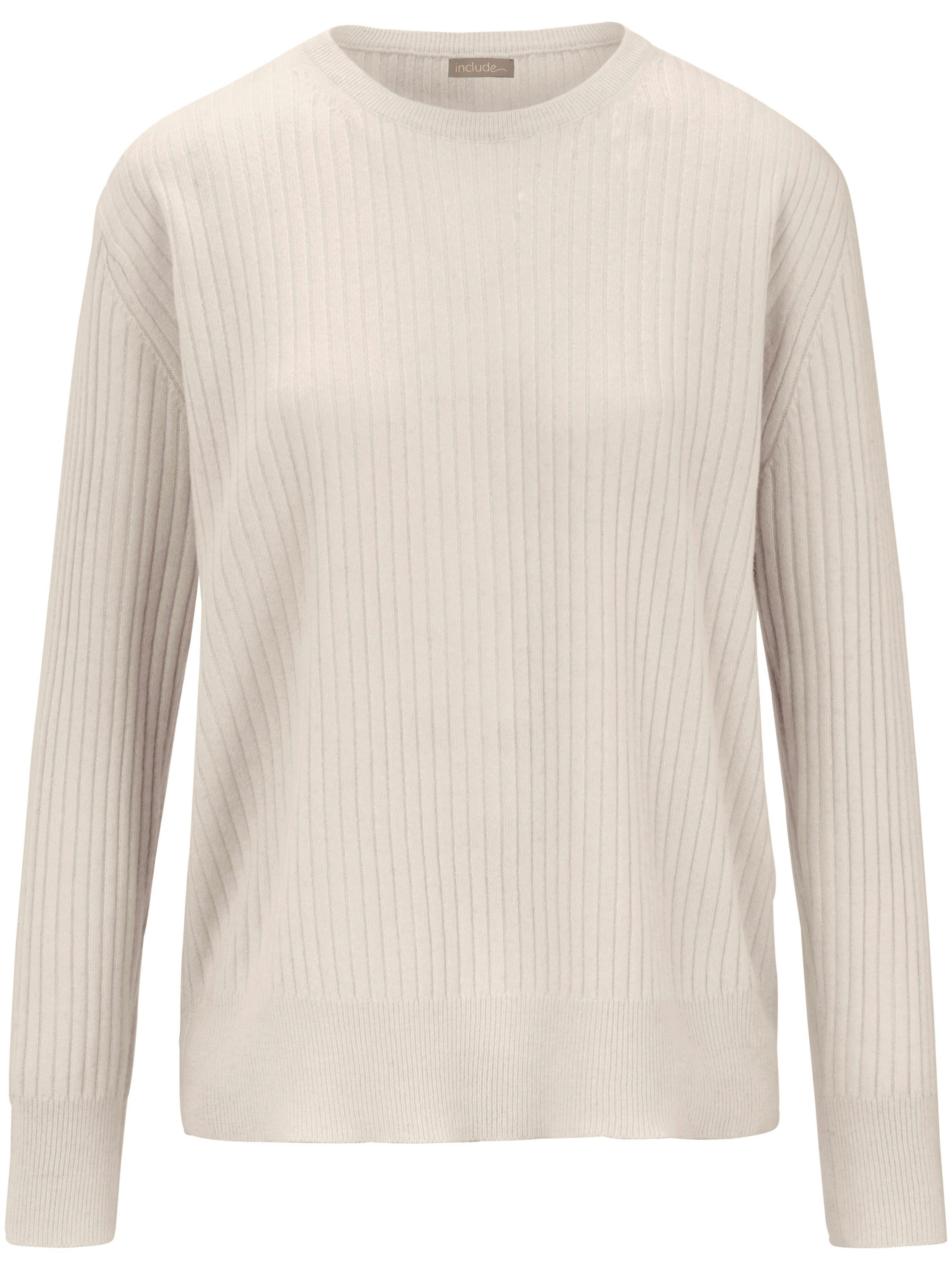 include - Rundhals-Pullover aus 100% PREMIUM Kaschmir