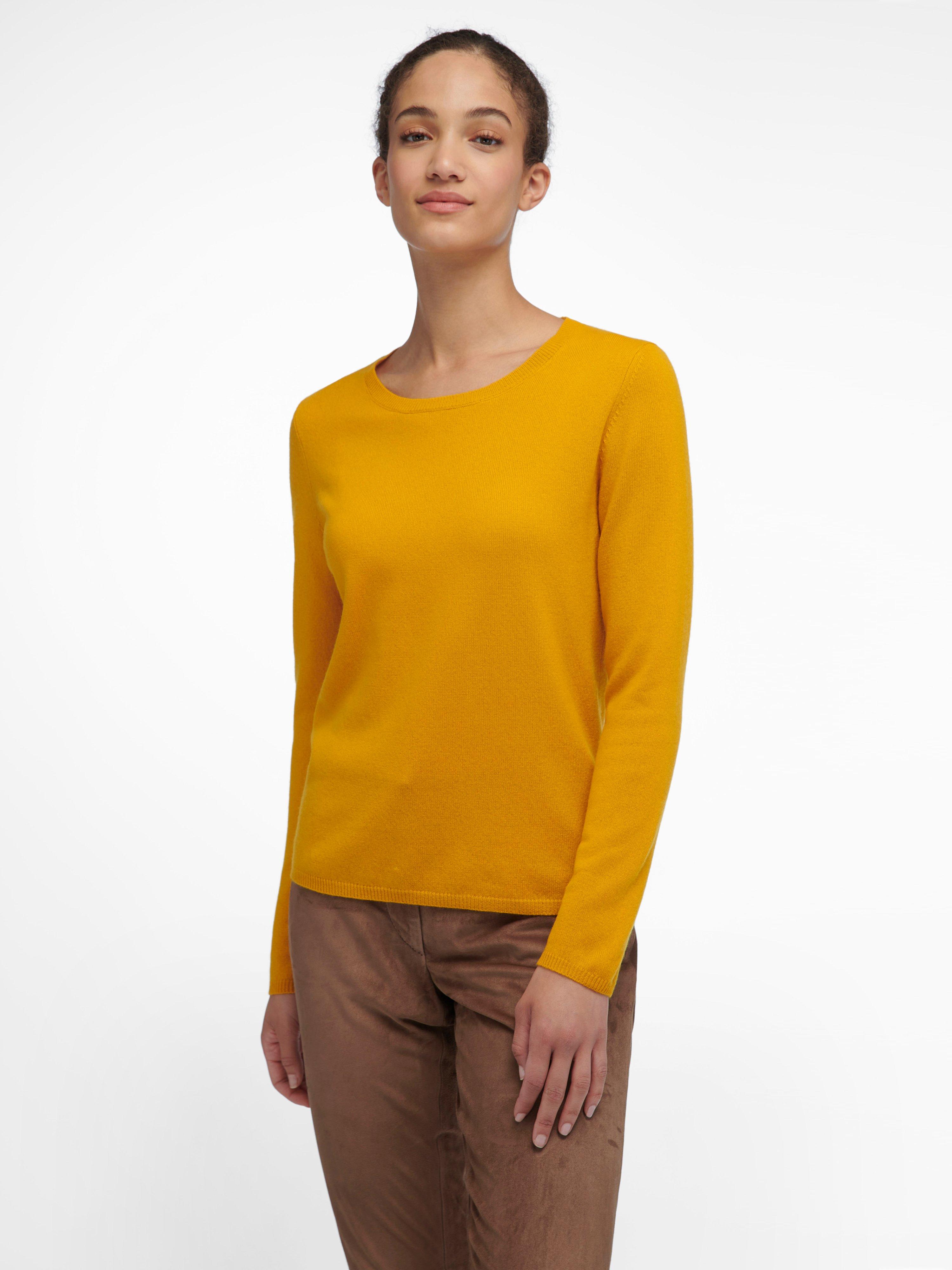 include - Rundhals-Pullover aus Schurwolle und Kaschmir