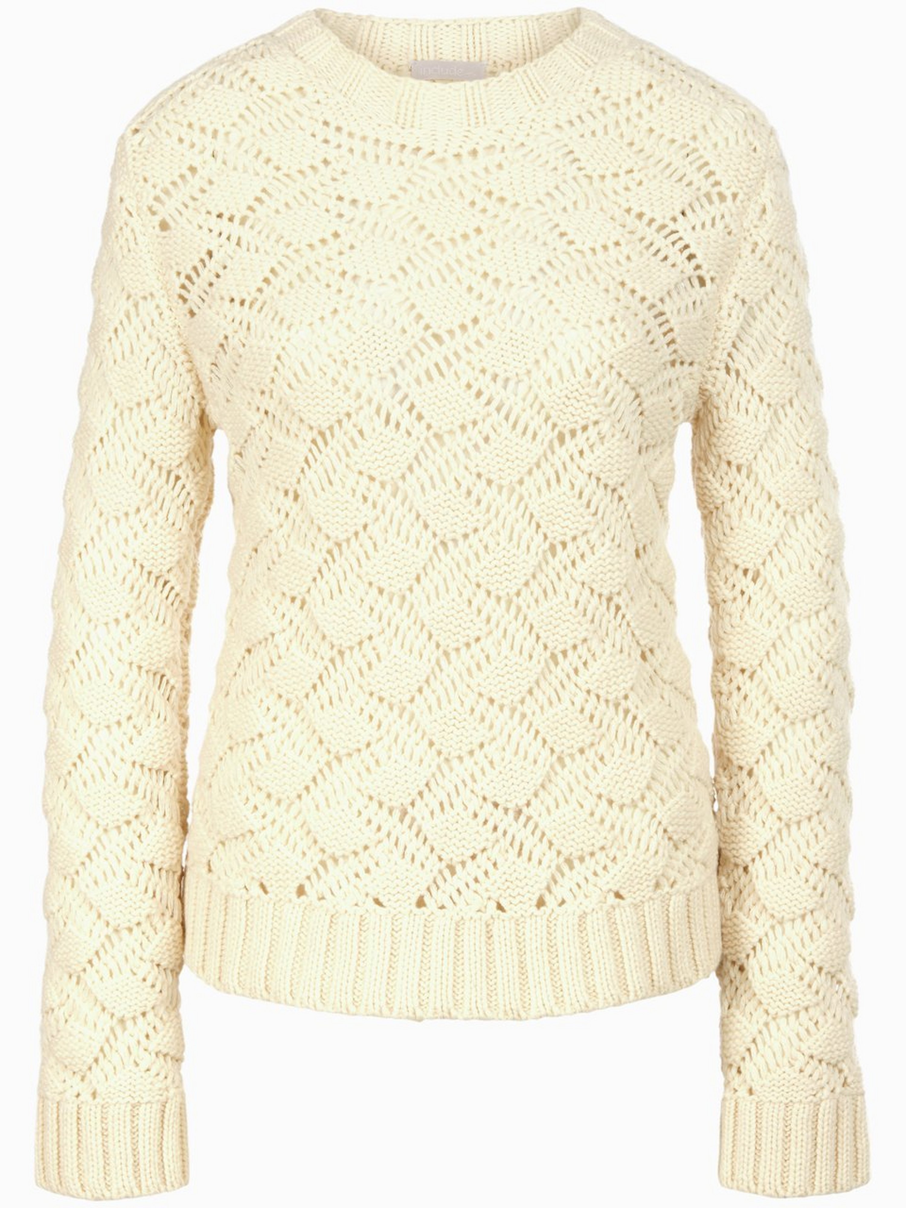 Le pull 100% cachemire  include beige taille 38