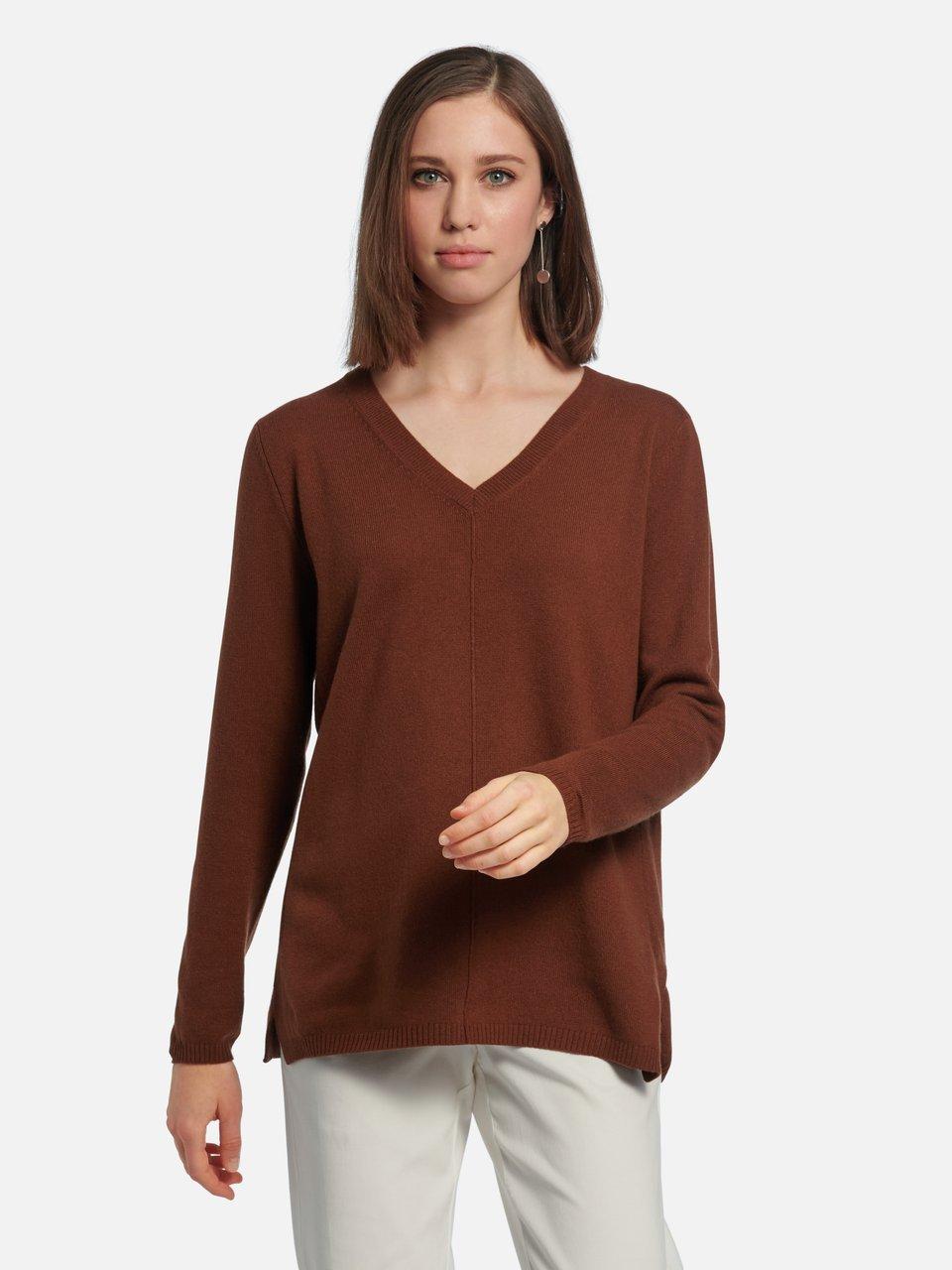 Peter Hahn - V-Pullover aus 100% Premium-Kaschmir