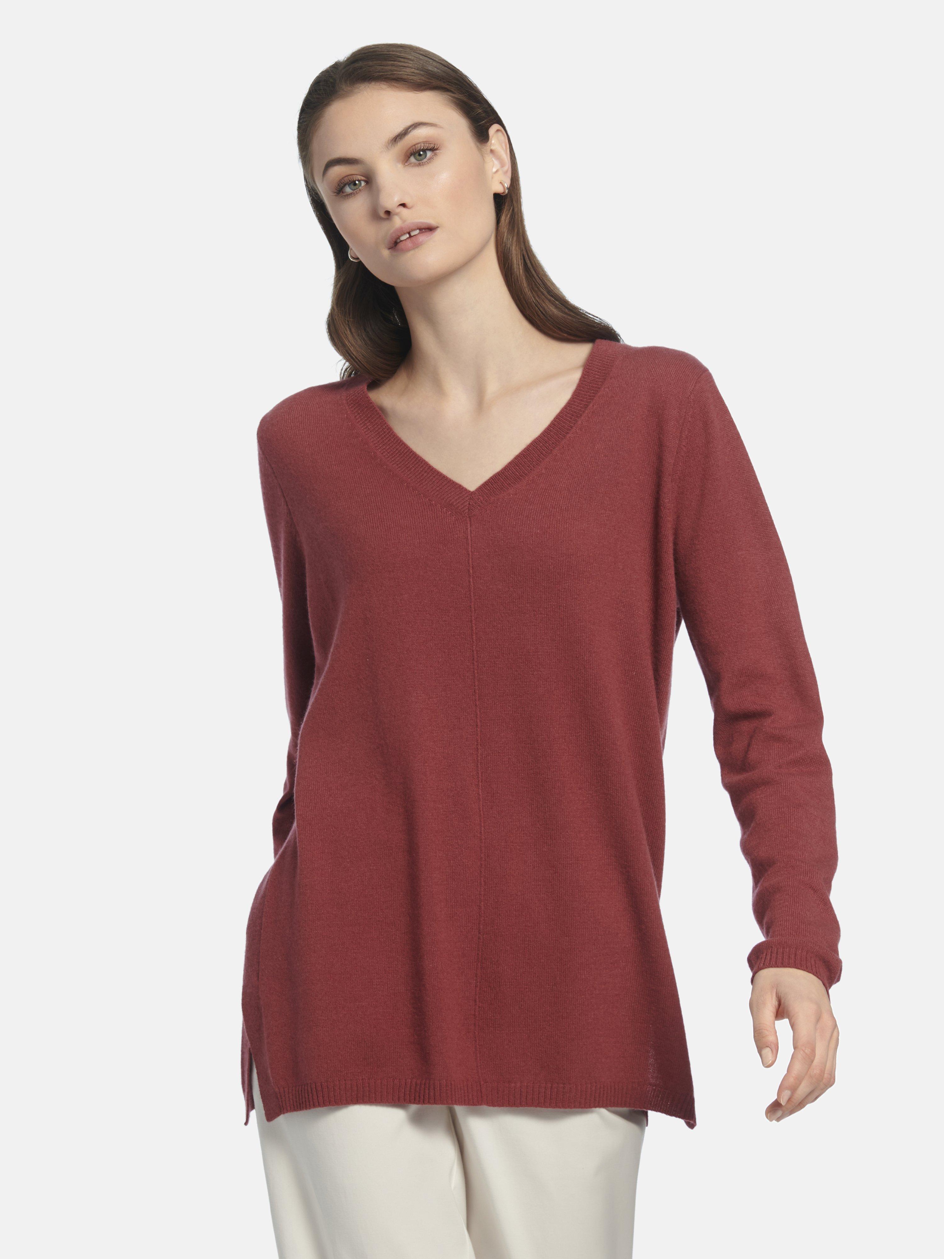 Peter Hahn - V-Pullover aus 100% Premium-Kaschmir