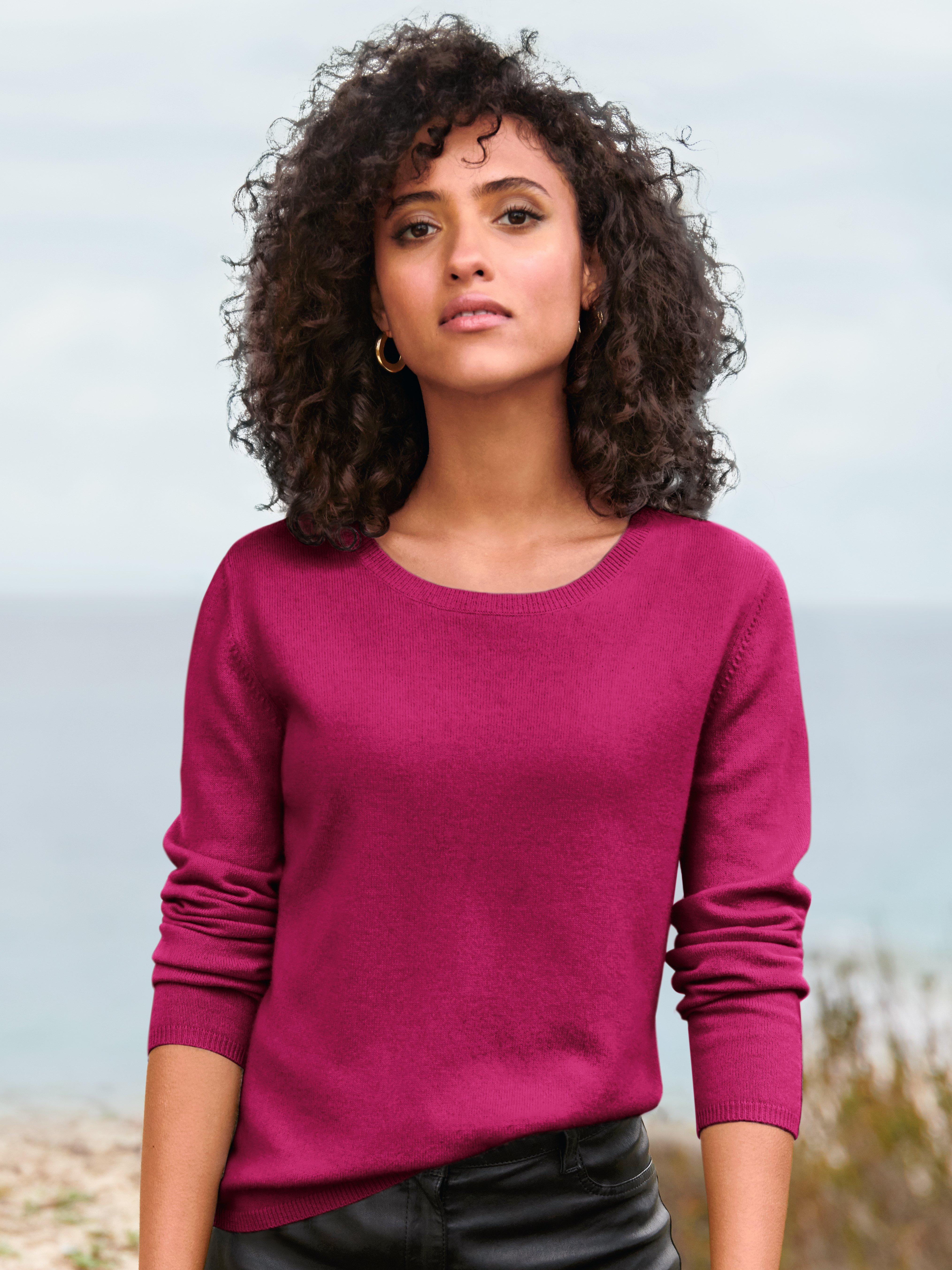 Peter Hahn - Rundhals-Pullover aus 100% Premium-Kaschmir