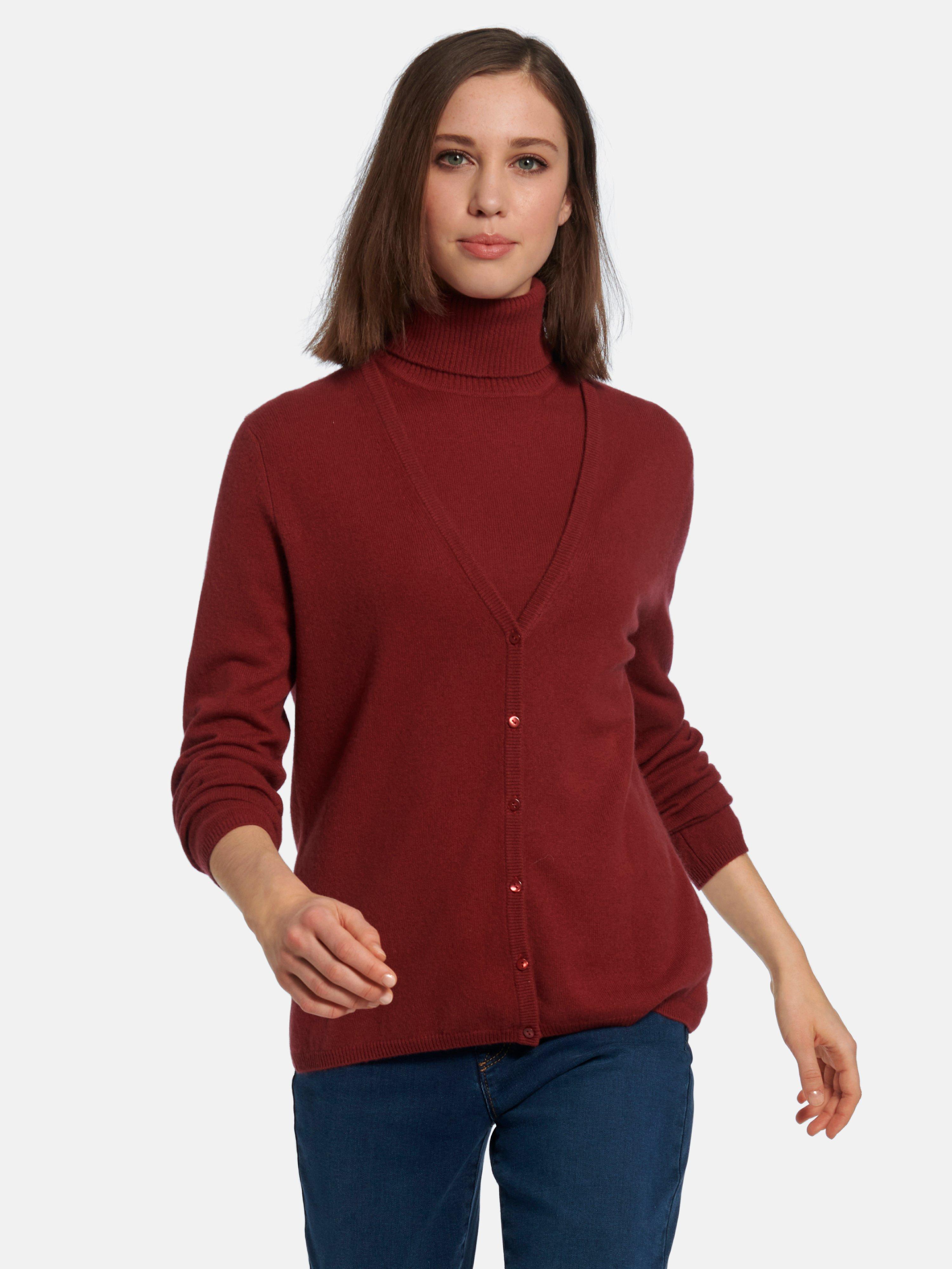 Peter Hahn Cashmere - Vest van 100% kasjmier model Cora