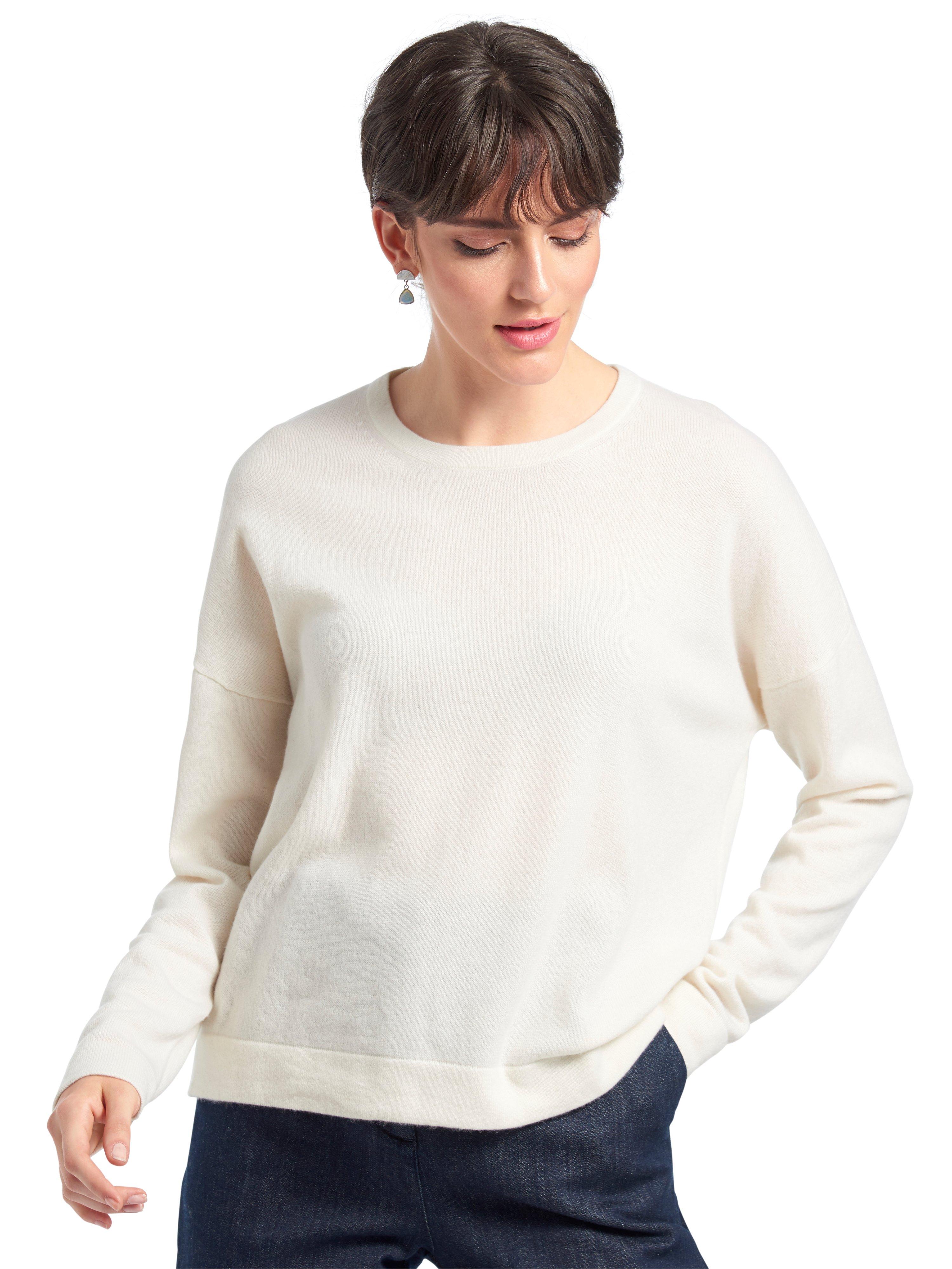 include - Trui met ronde hals van 100% kasjmier