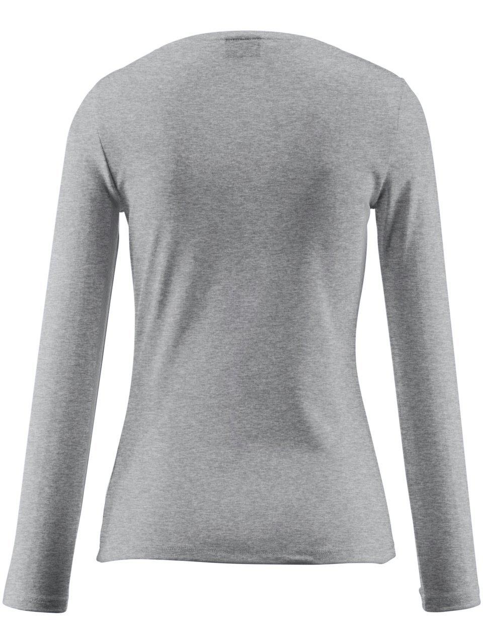 Thumbnail - Rundhals-Shirt Modell Nasha Bogner grau