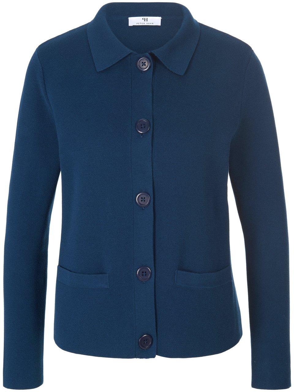 Vest 100% katoen Van Peter Hahn turquoise