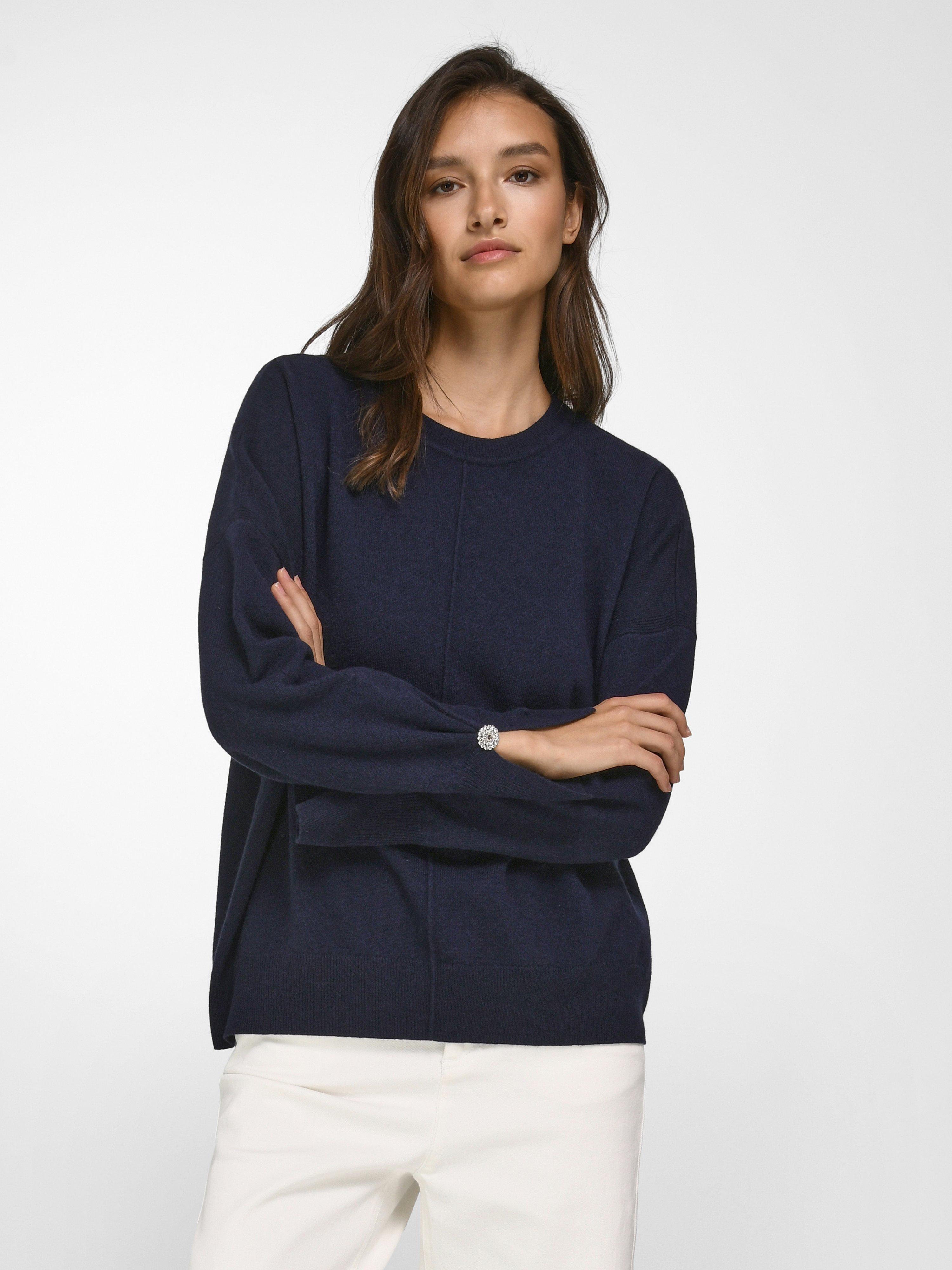 TALBOT RUNHOF X PETER HAHN - Rundhals-Pullover aus Schurwolle und Kaschmir