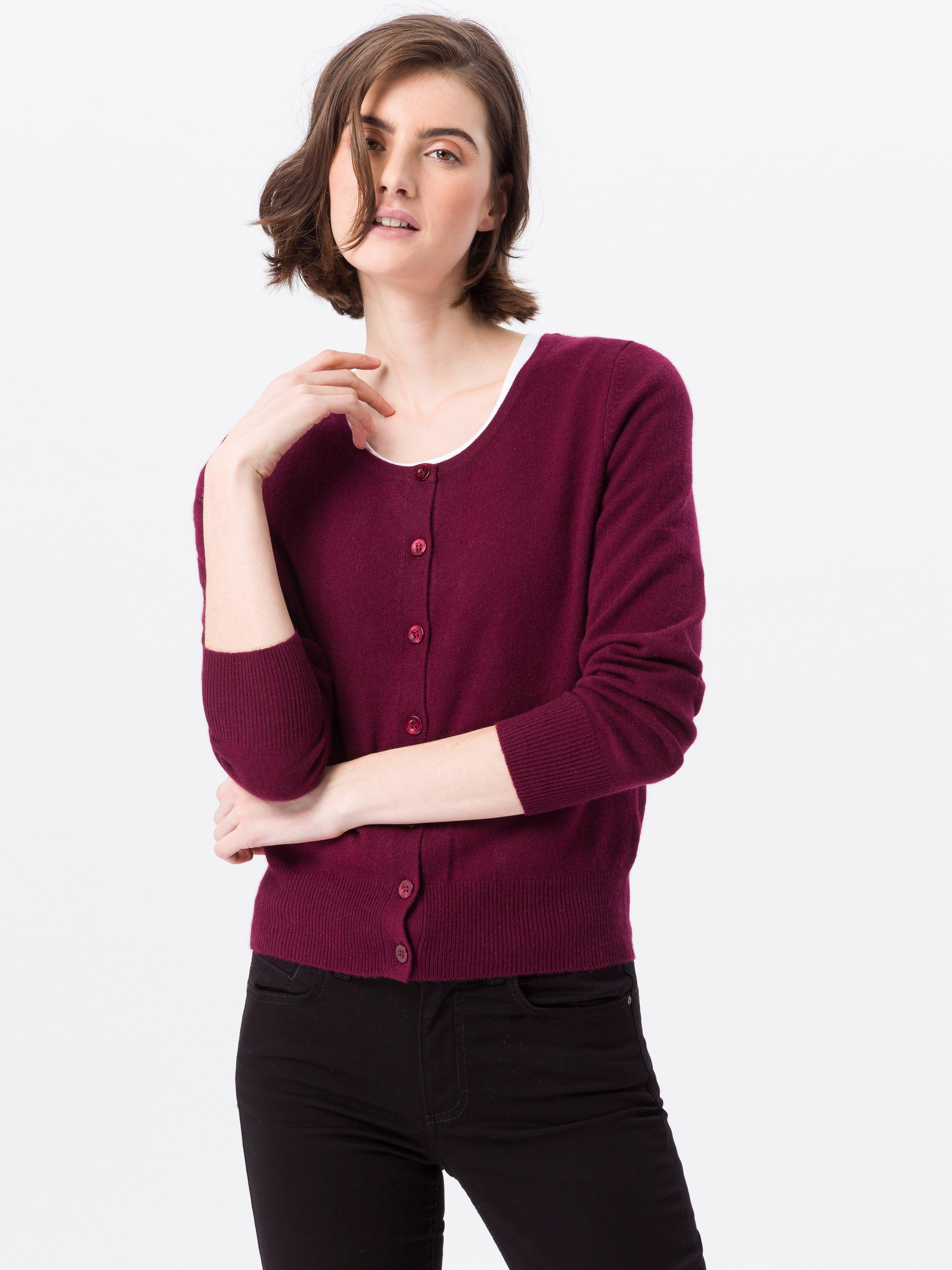 Peter Hahn Cashmere - Strickjacke aus 100% PREMIUM Kaschmir