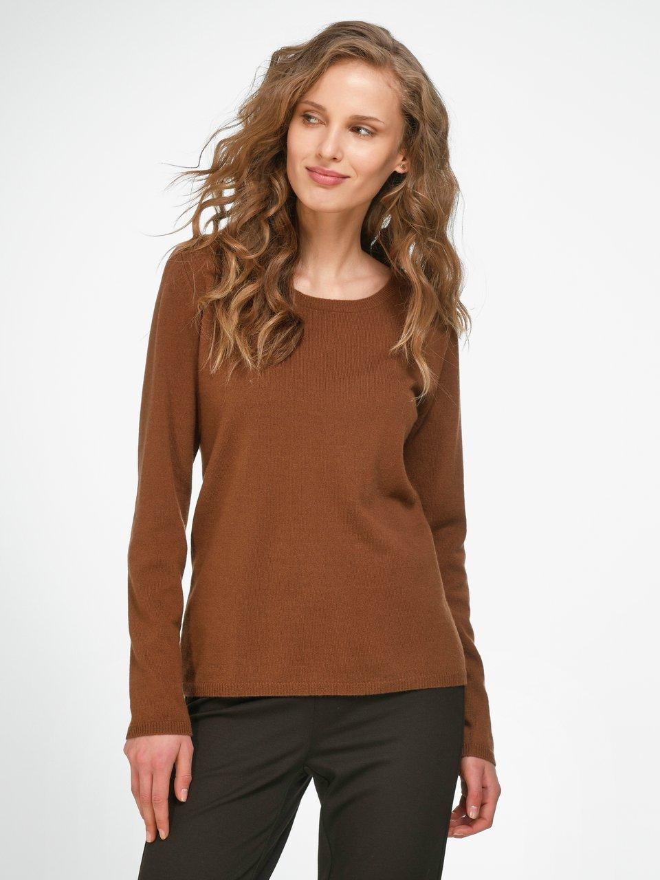 include - Rundhals-Pullover aus Schurwolle und Kaschmir