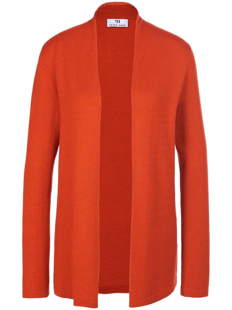 Strickjacke Modell Caro Peter Hahn Seide/Kaschmir orange günstig online kaufen