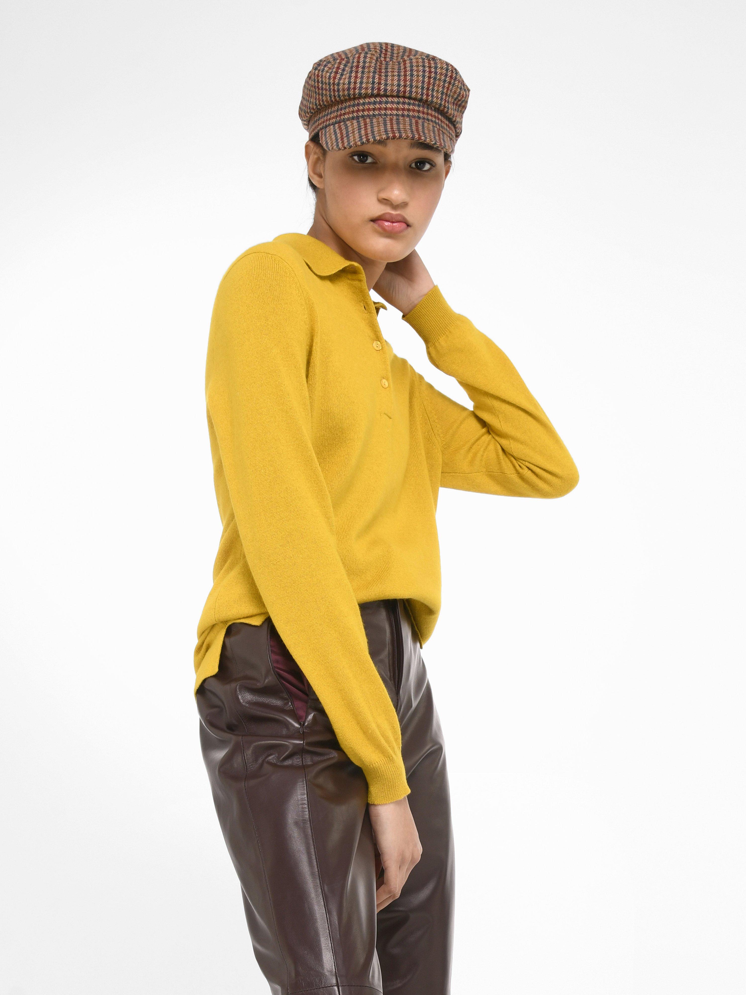 Peter Hahn Seide/Kaschmir - Polo-Pullover Modell Pia