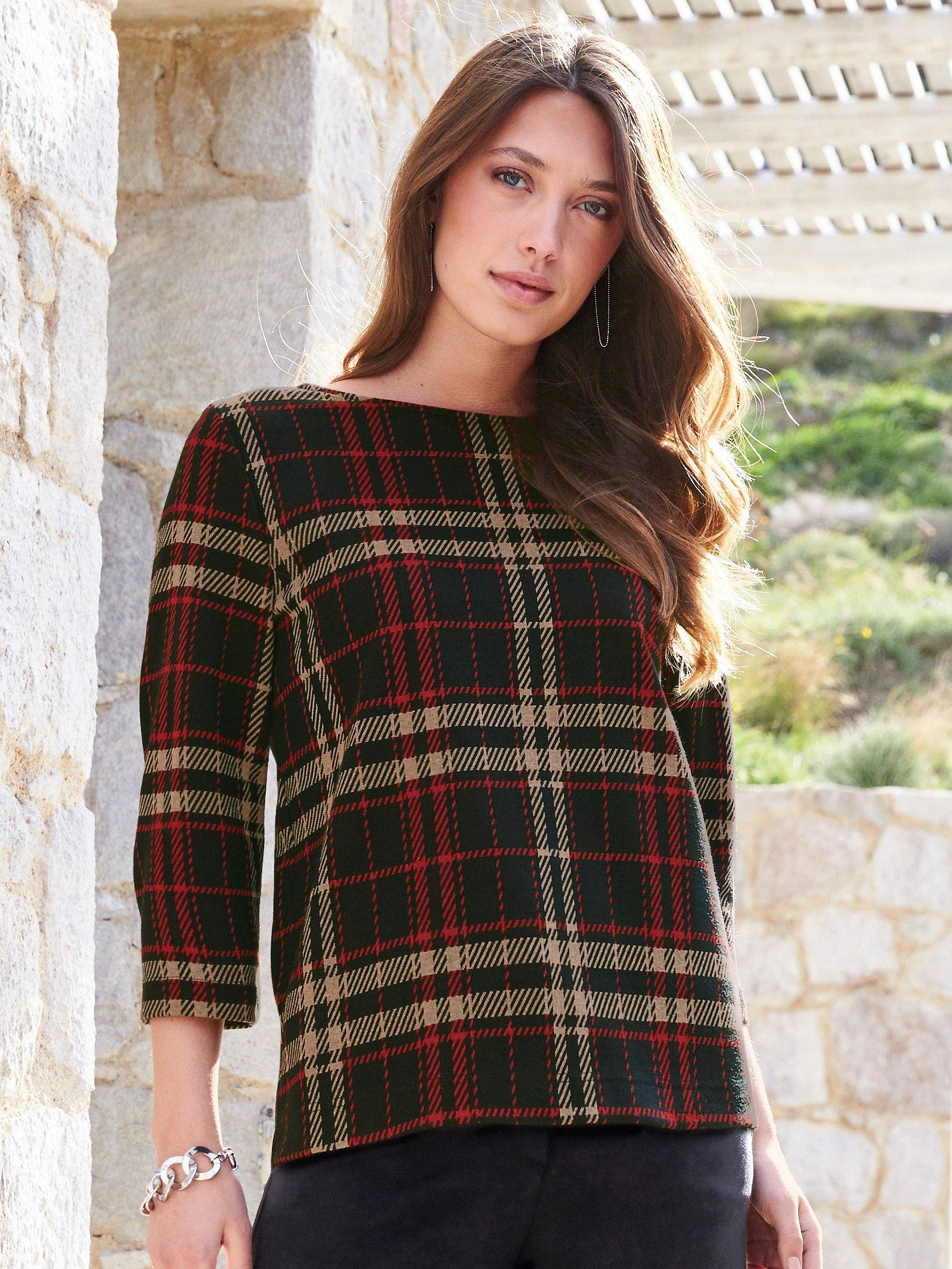 ZAIDA - Shirt met 3/4-mouwen