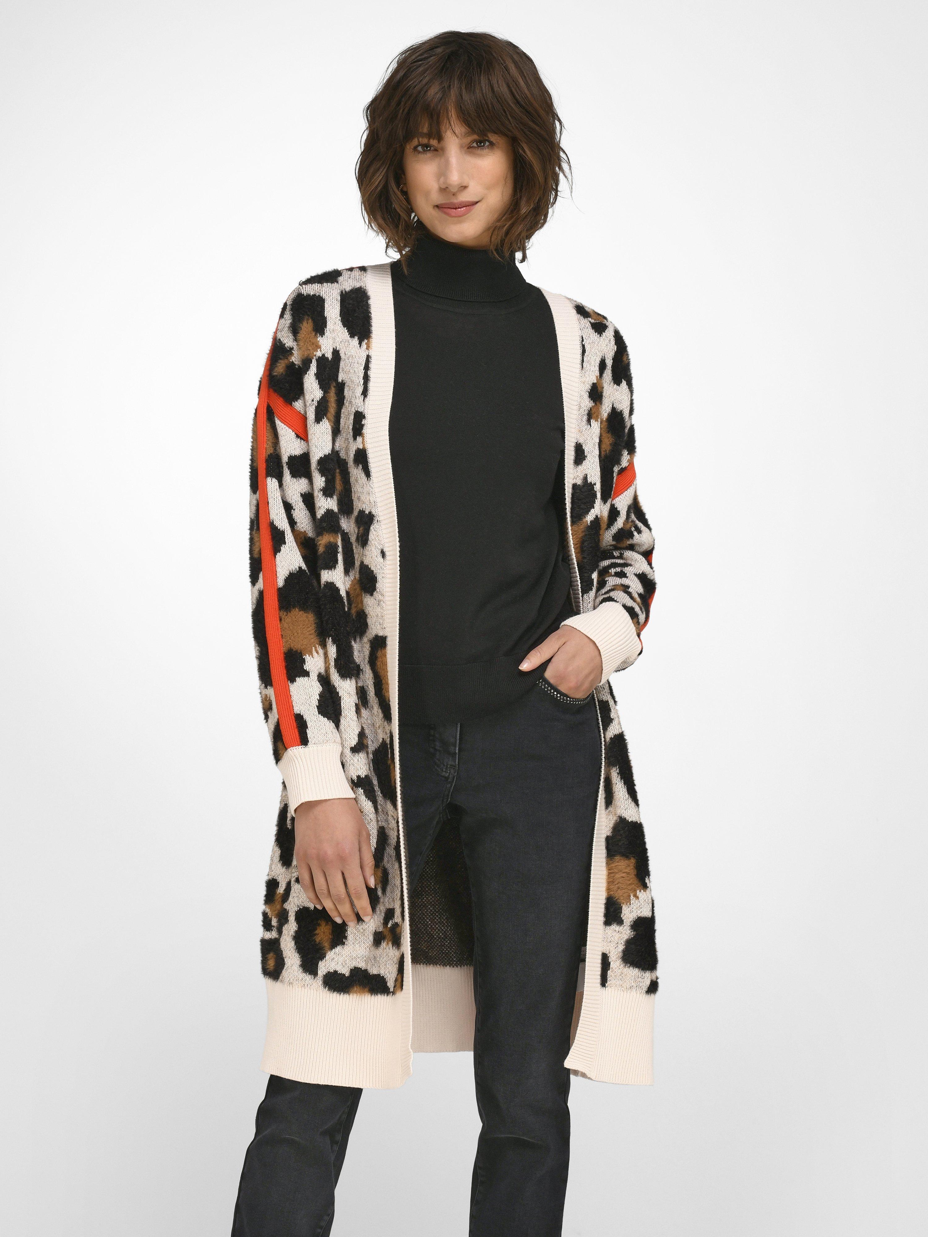 BASLER - Long-Strickjacke