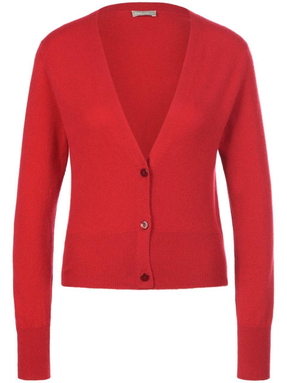 Vest 100% kasjmier Van include rood