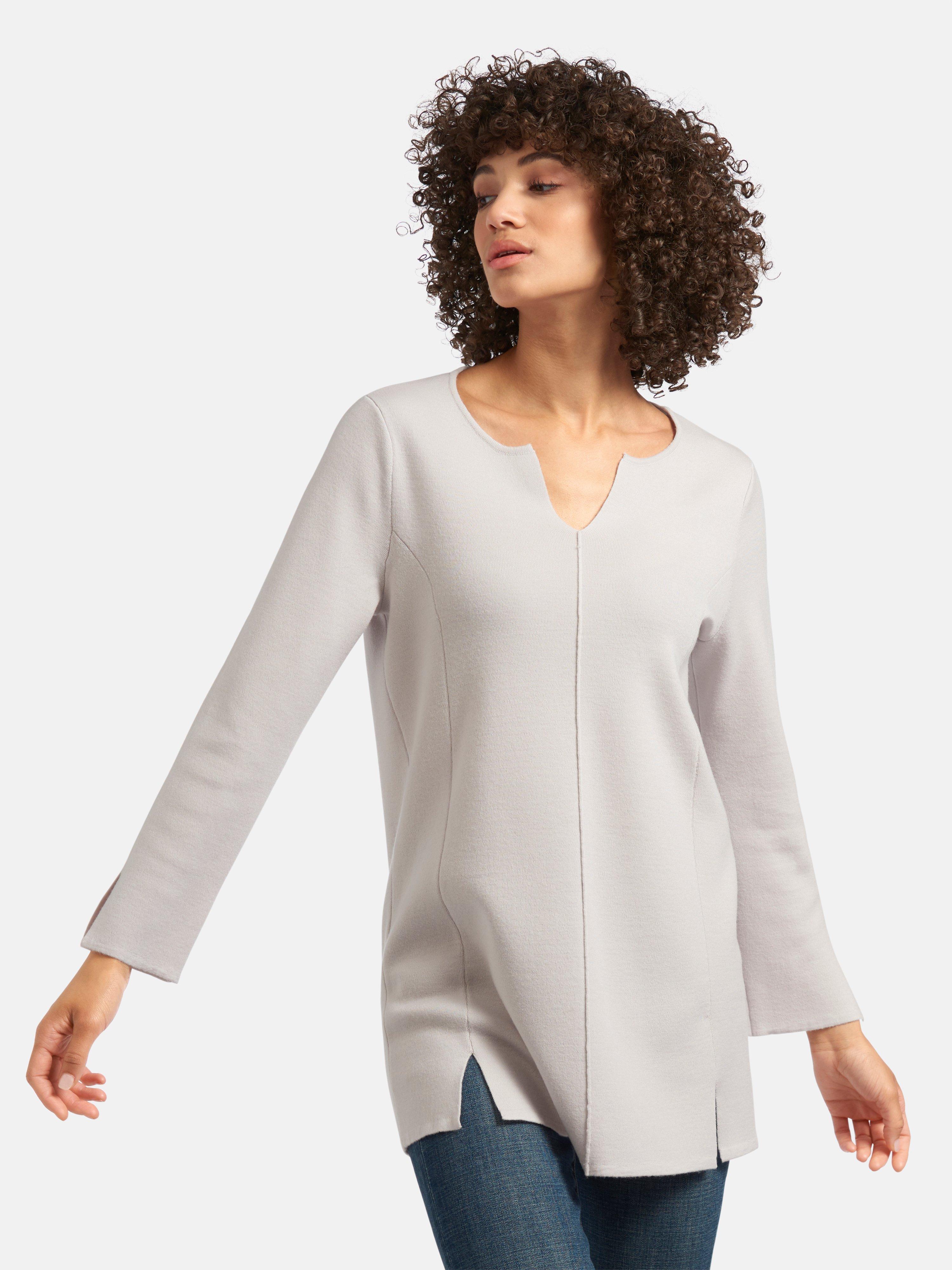 Peter Hahn - Rundhals-Pullover aus 100% Schurwolle