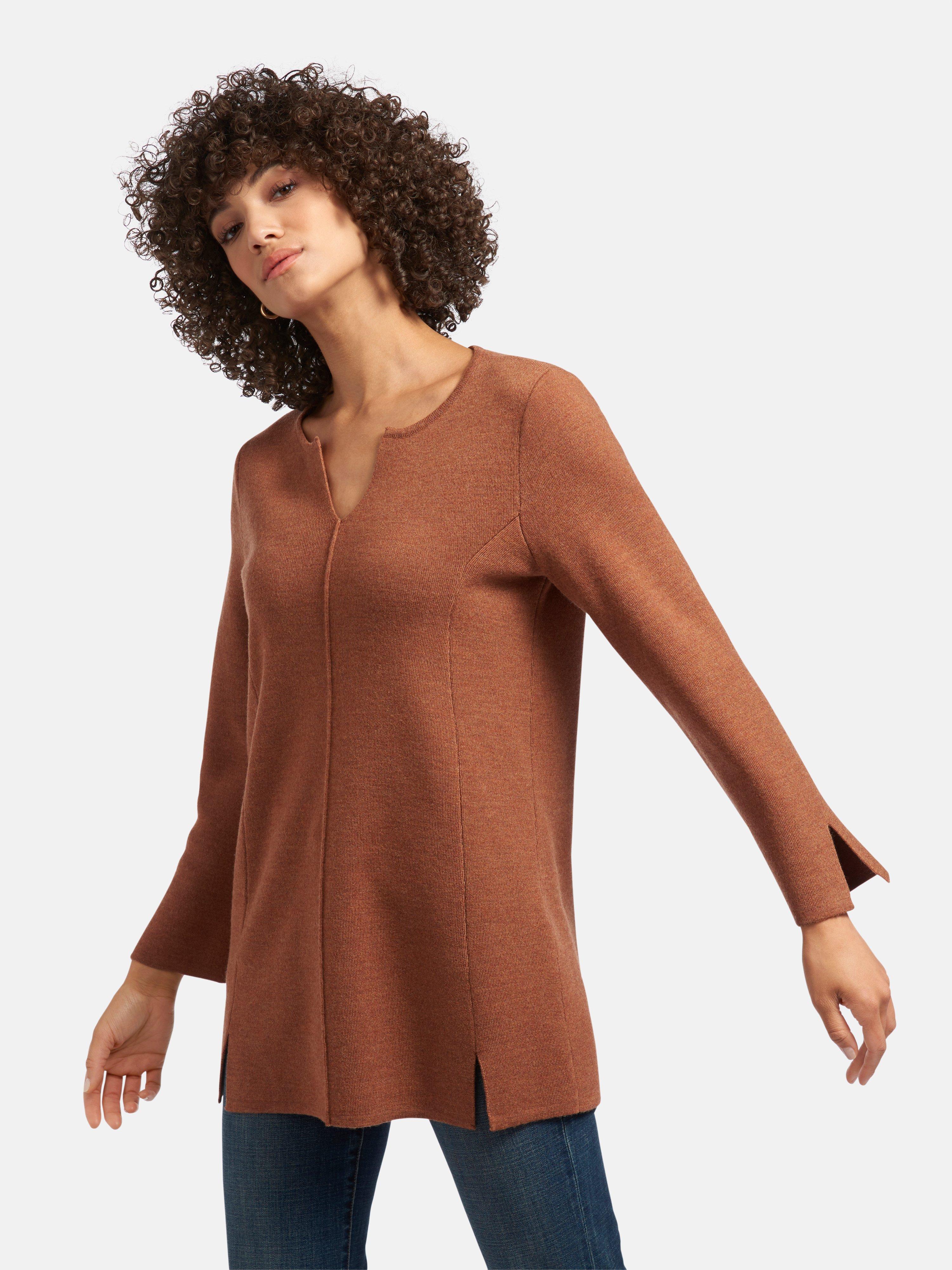 Peter Hahn - Rundhals-Pullover aus 100% Schurwolle