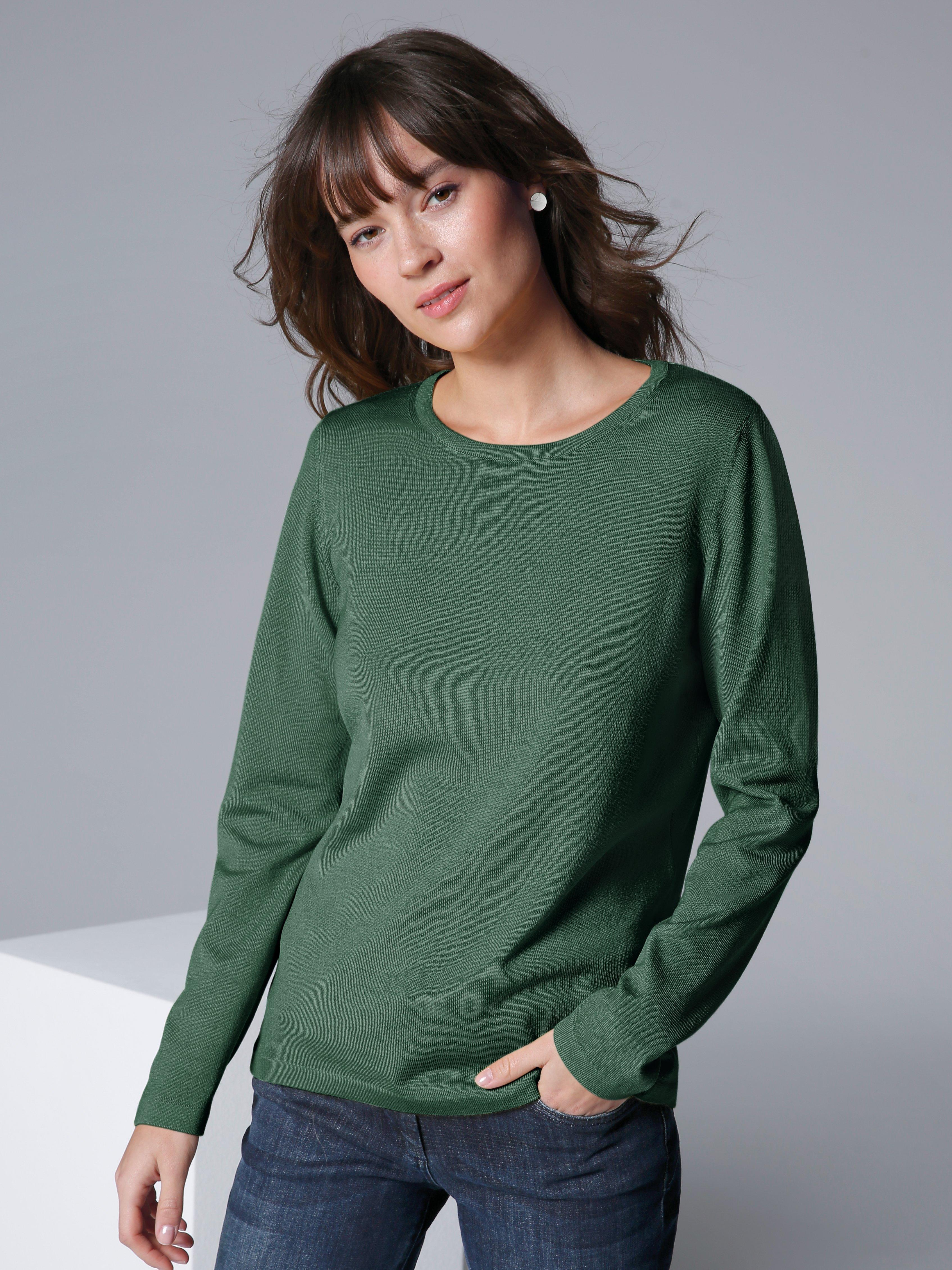 MAERZ Muenchen - Rundhals-Pullover aus 100% Schurwolle