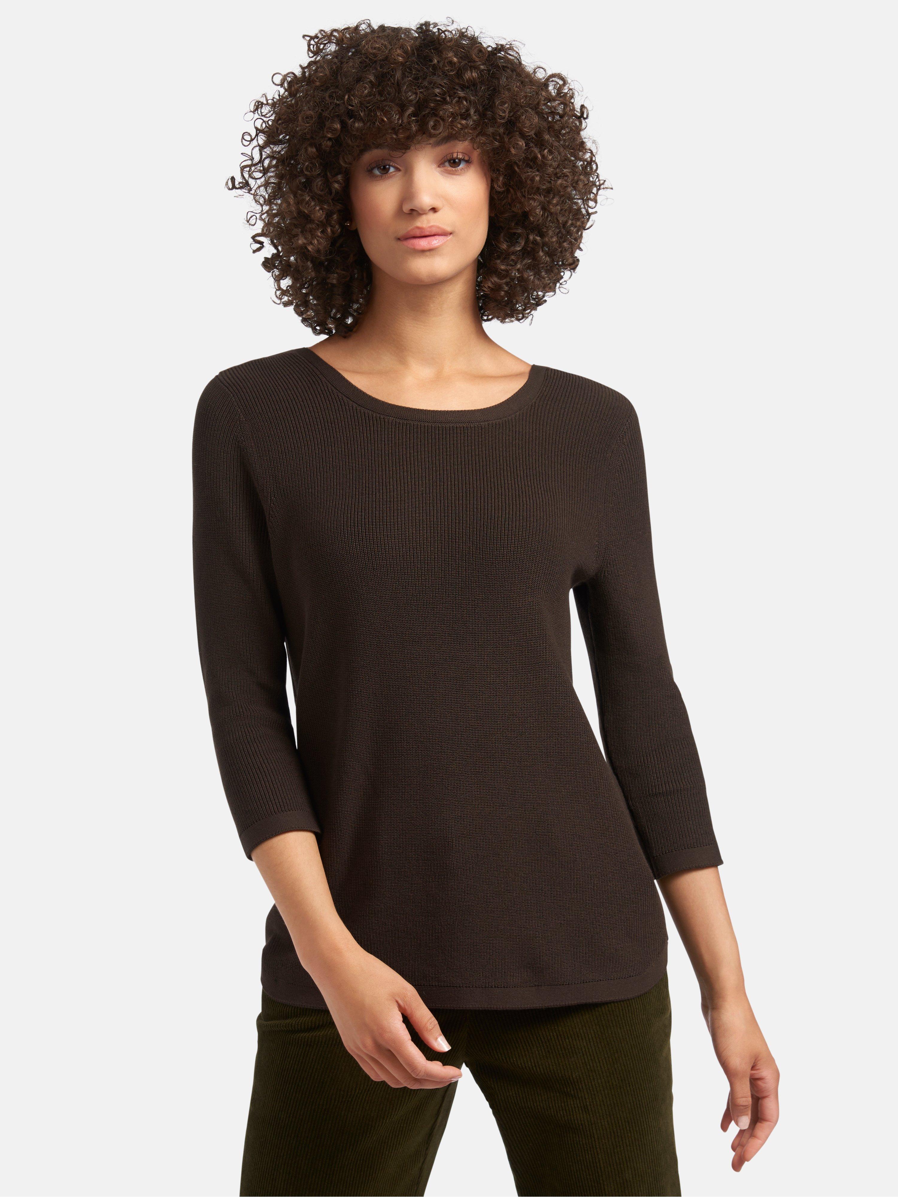 Peter Hahn - Pullover mit 3/4-Arm aus 100% SUPIMA®­Baumwolle
