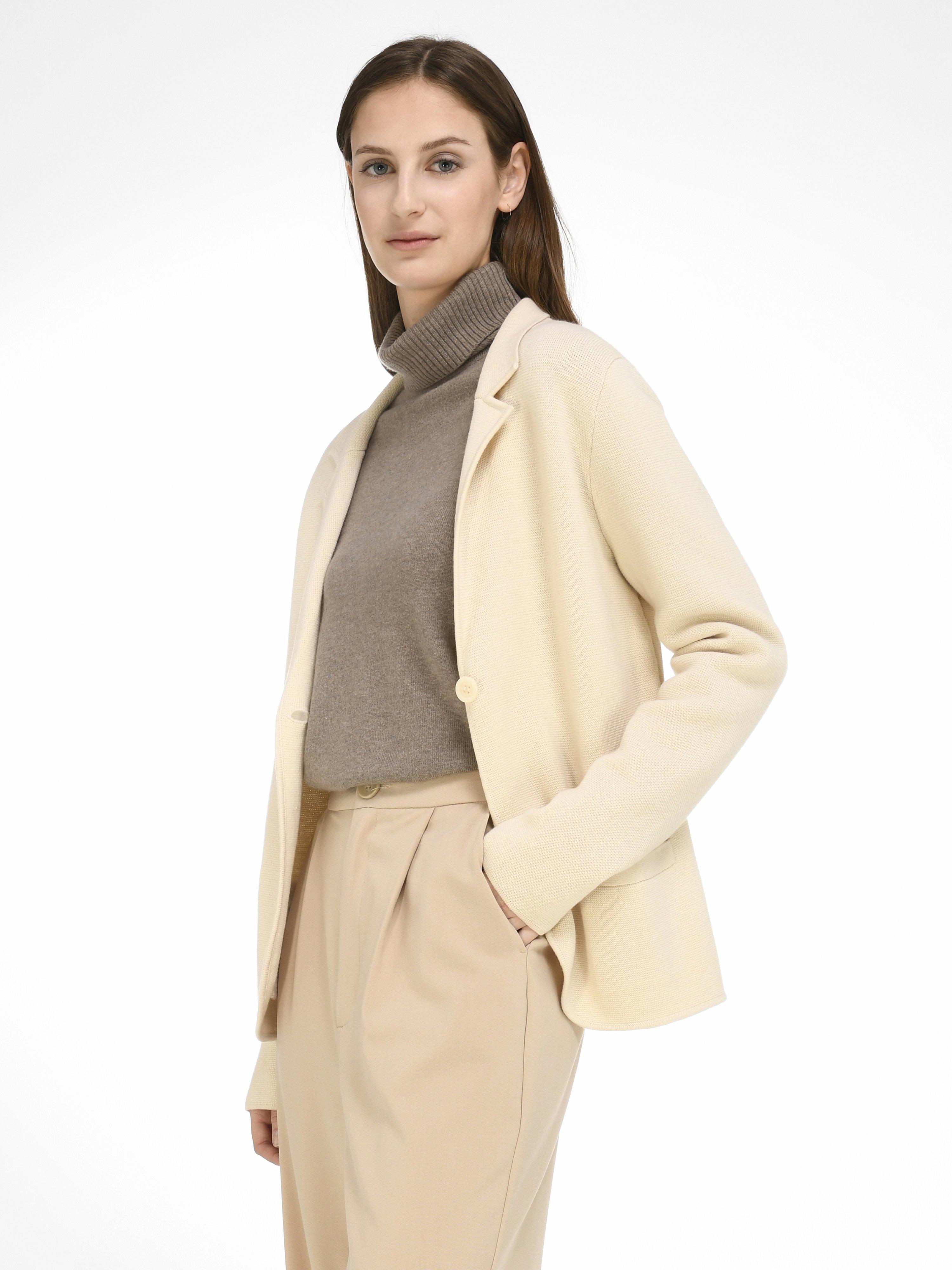 Peter Hahn - Le blazer en maille modèle clas­sique