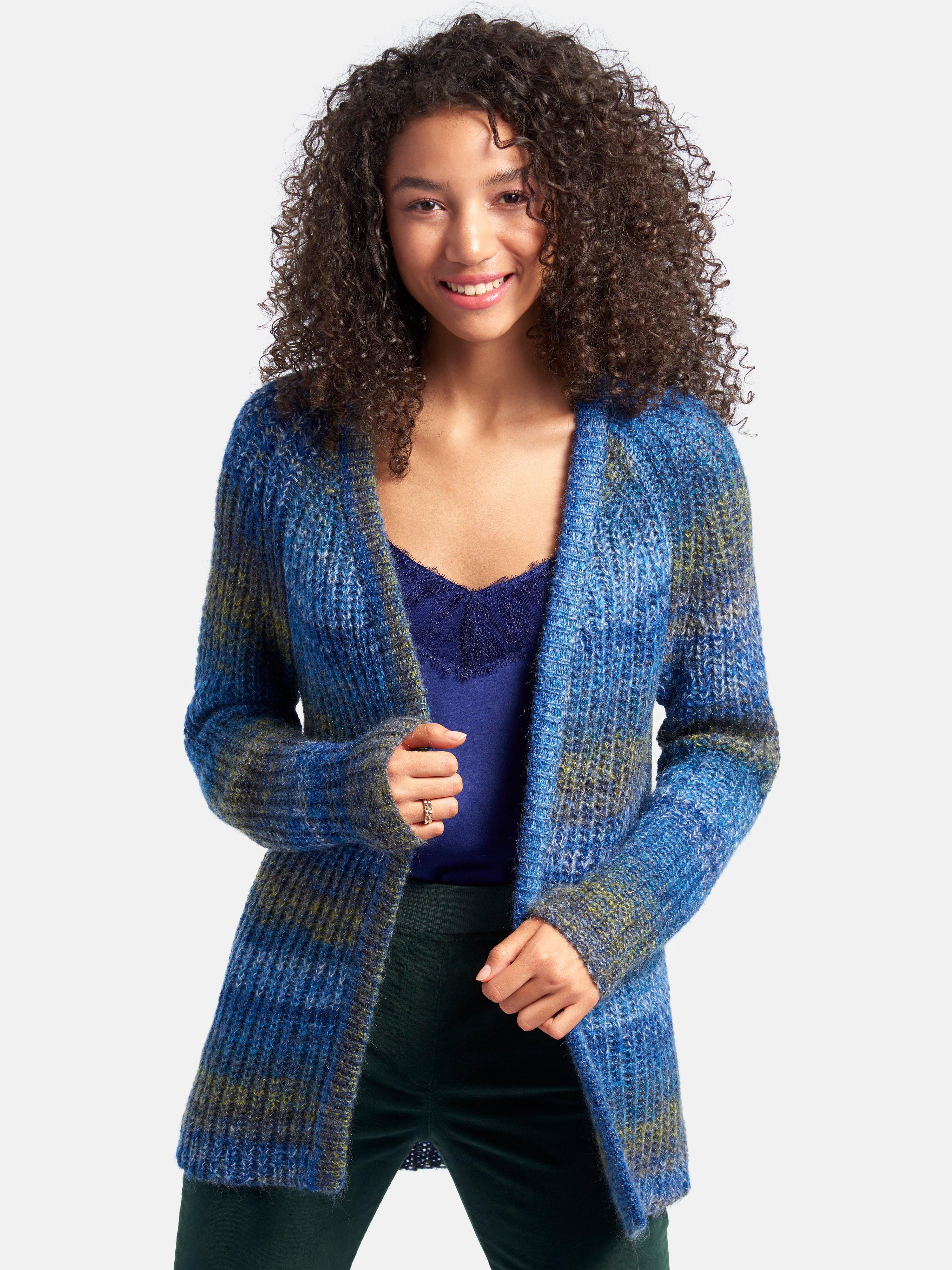 long multi coloured cardigan