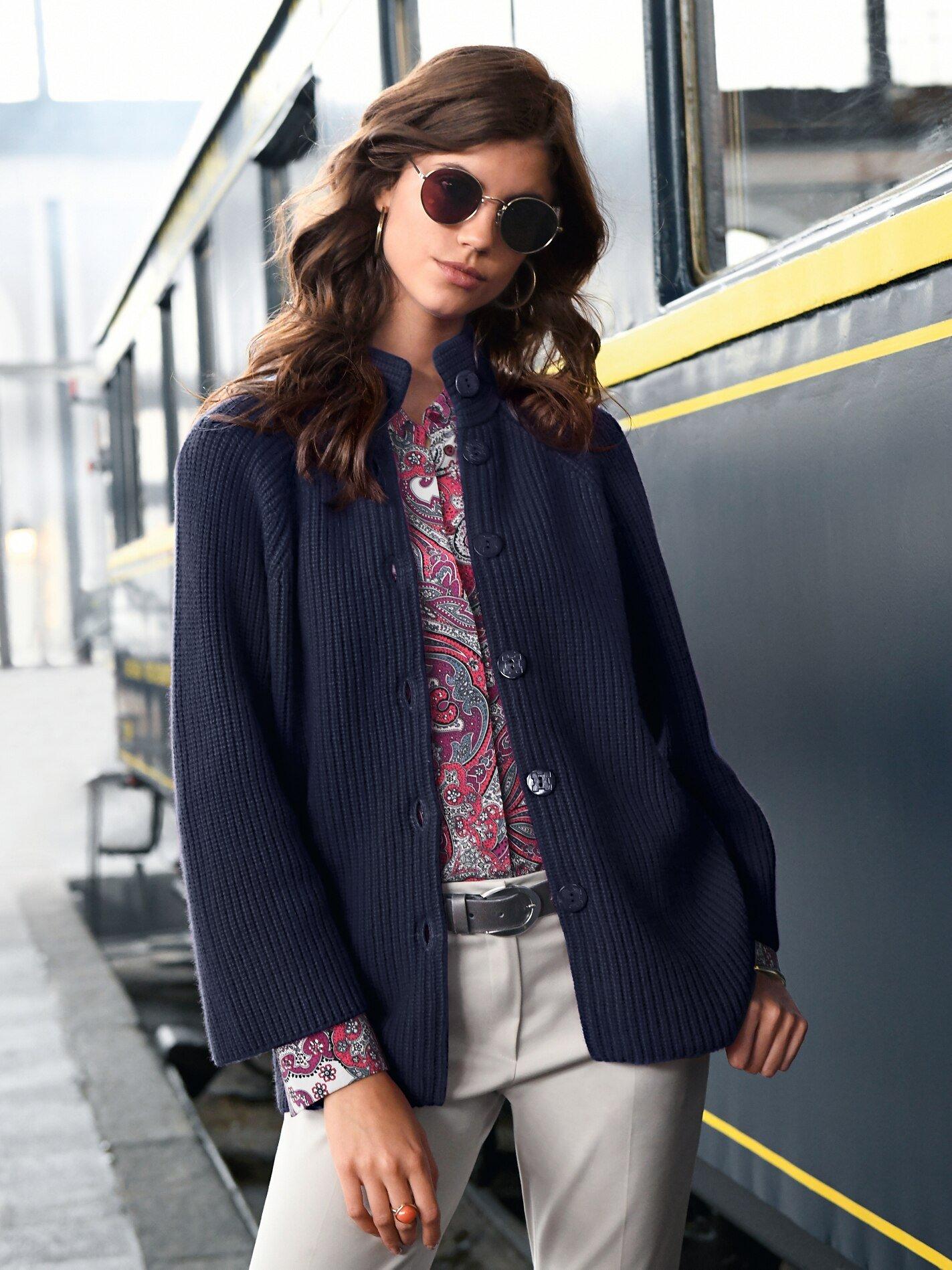 Laura Biagiotti Donna - Strickjacke aus reinem Kaschmir