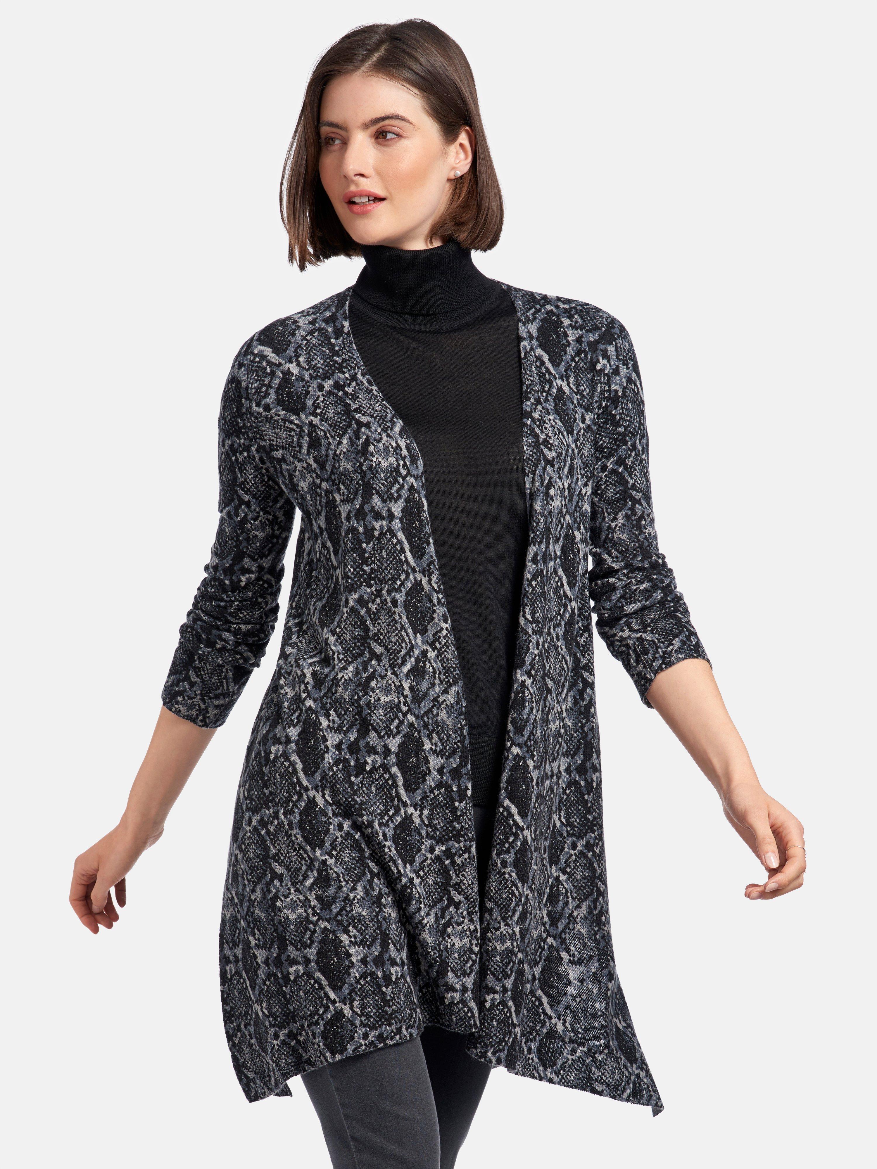 include - Long-Strickjacke
