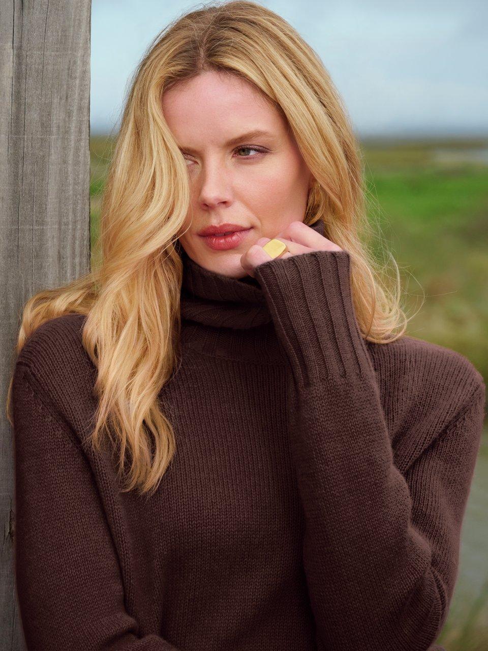 Pull Col Roulé Pull Femme Marron FoncÃ© Pull Marron Foncé