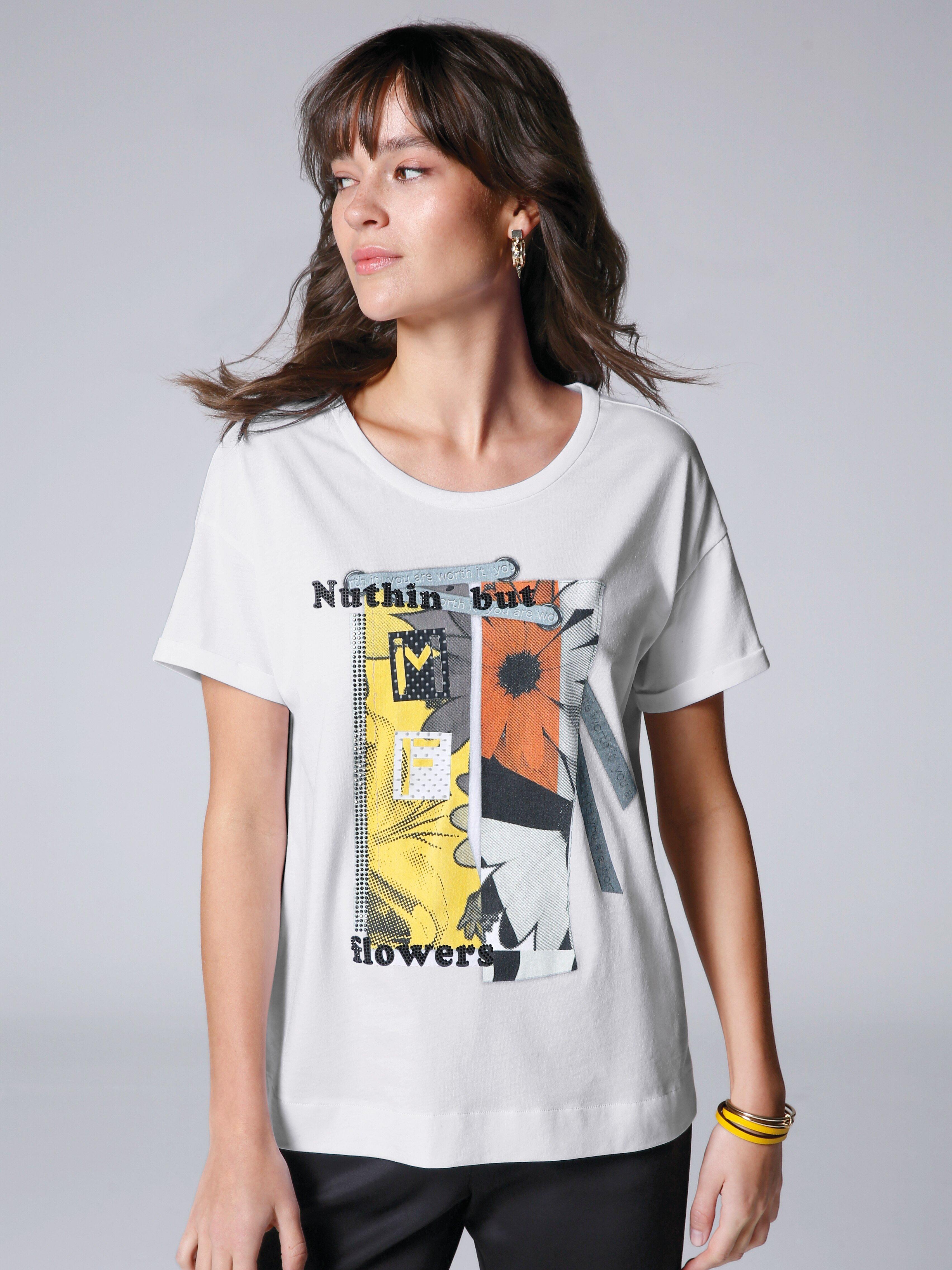 Margittes - Rundhals-Shirt mit leicht überschnittener Schulter