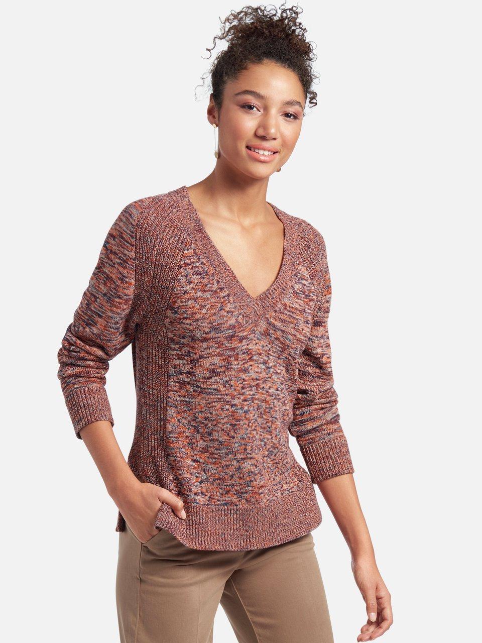 Peter Hahn - V-Pullover aus 100% Baumwolle Pima Cotton