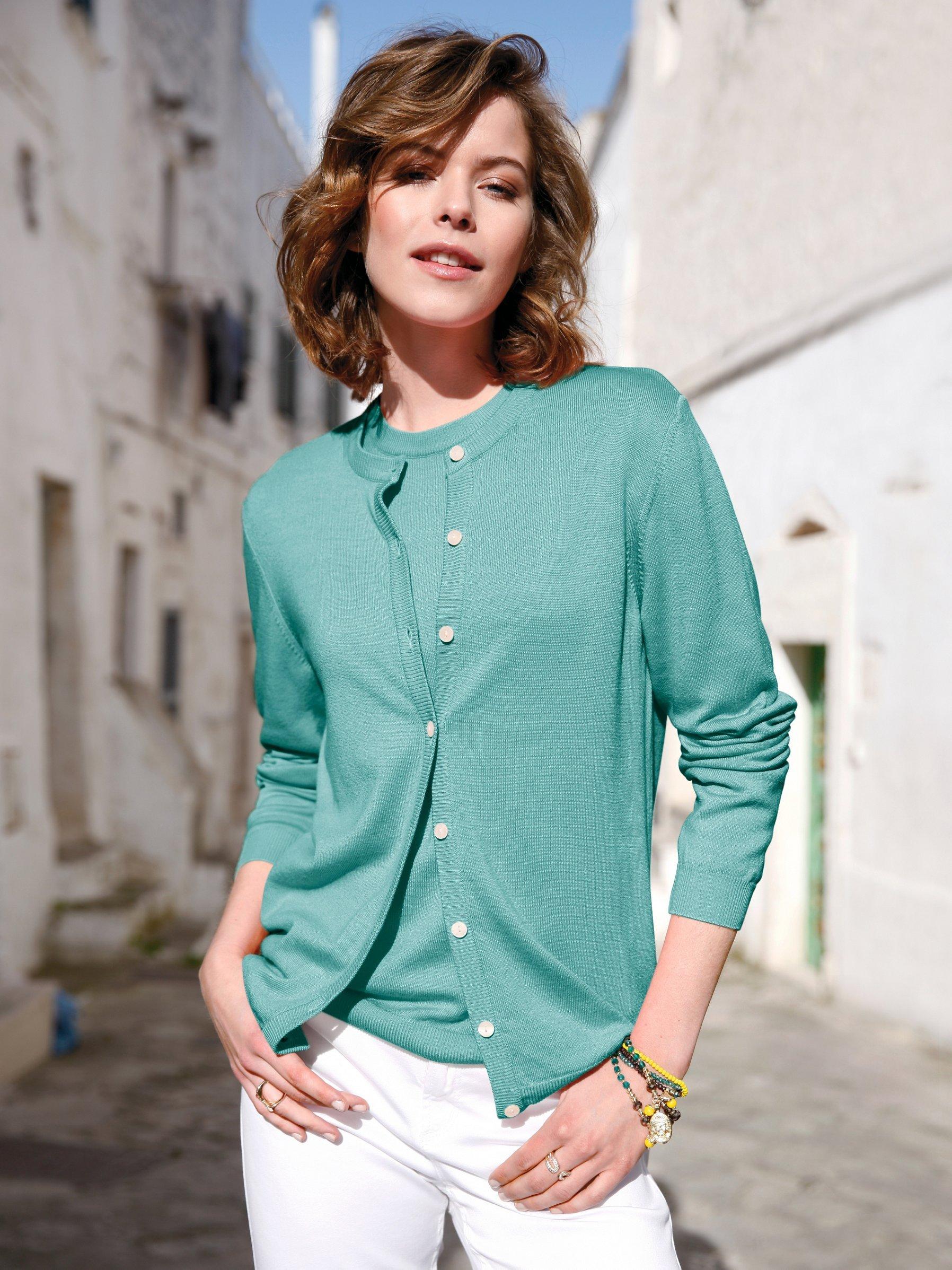 Peter Hahn - Twinset van 100% scheerwol