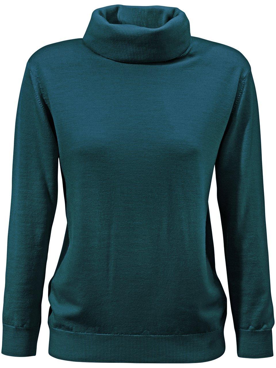 Thumbnail - Peter Hahn - Pullover aus 100%Schurwolle Pure Tasmanian Wool, türkis, Gr. 48 / XL - Schurwolle