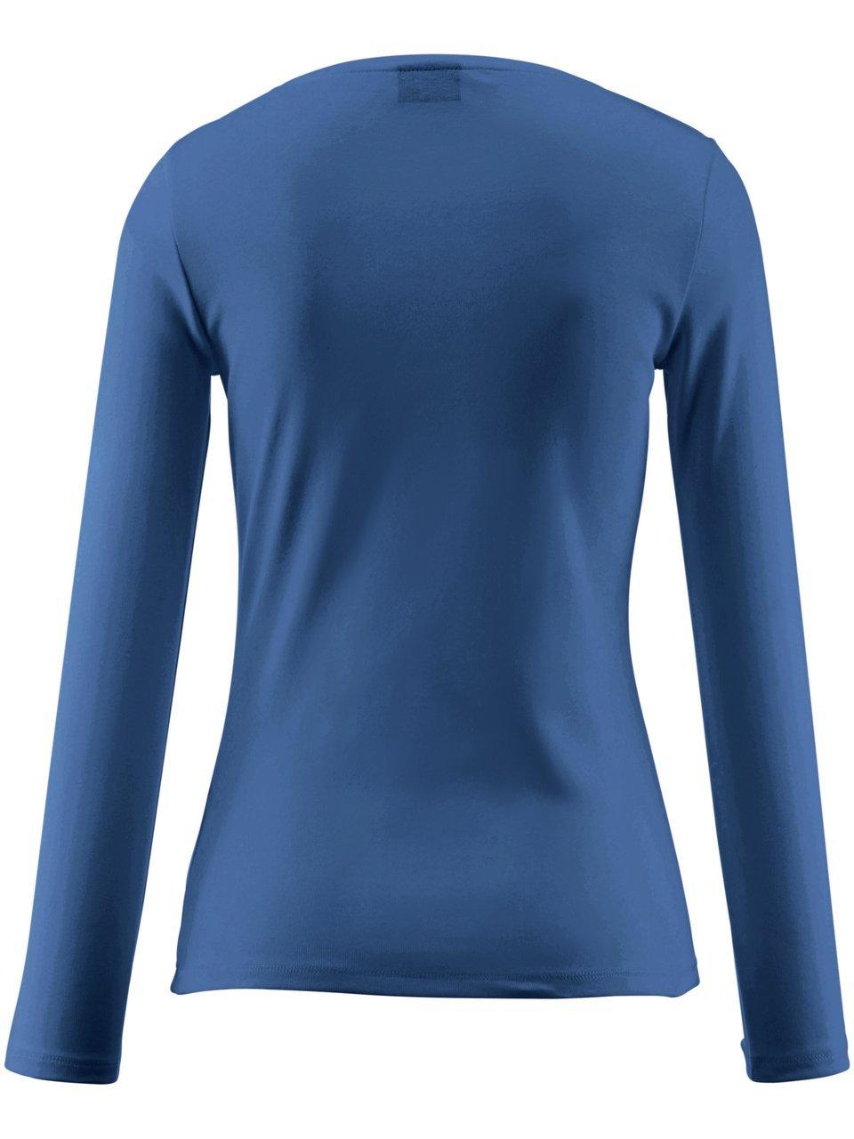 Thumbnail - Rundhals-Shirt Modell Nasha Bogner blau