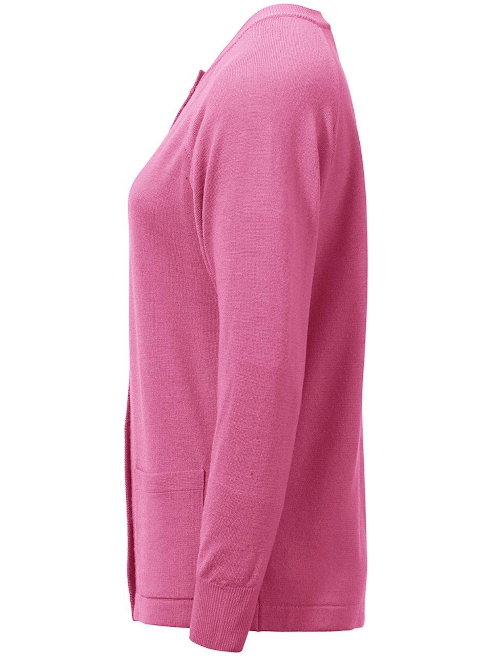 Thumbnail - Strickjacke aus 100%Schurwolle Pure Tasmanian Wool Peter Hahn rosé