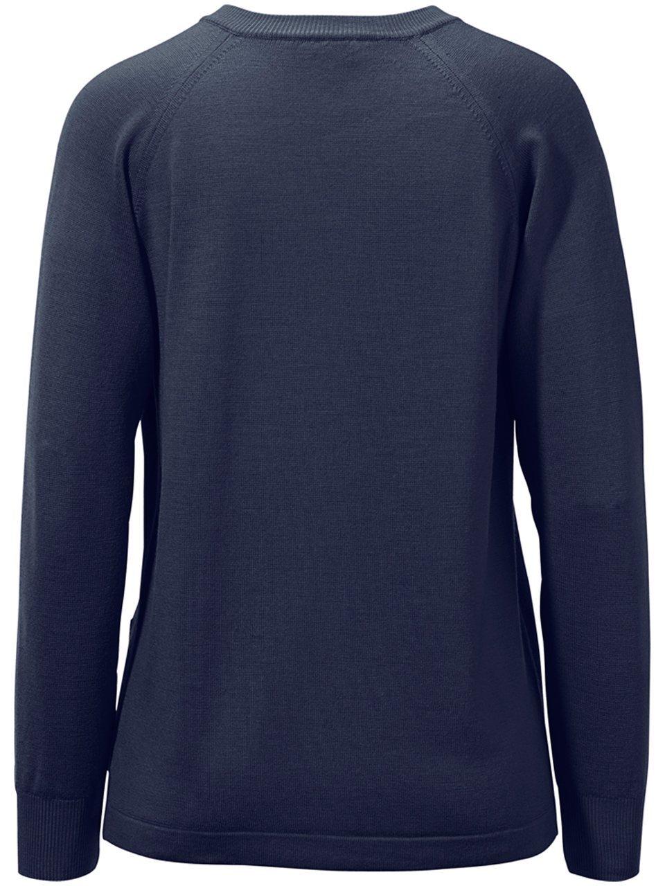 Thumbnail - Strickjacke aus 100%Schurwolle Pure Tasmanian Wool Peter Hahn blau