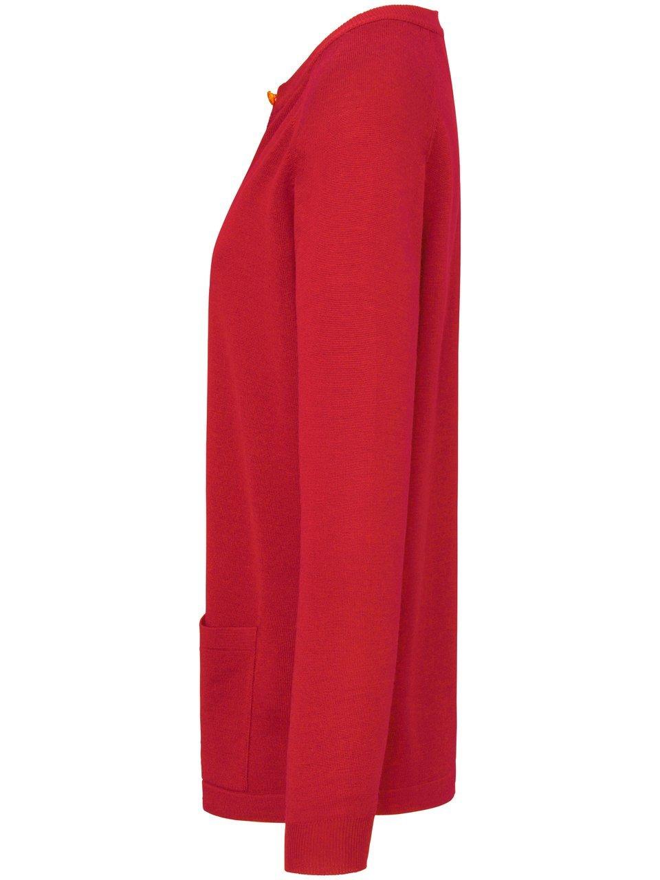 Thumbnail - Strickjacke aus 100%Schurwolle Pure Tasmanian Wool Peter Hahn rot