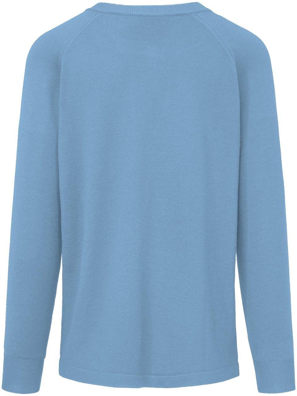 Thumbnail - Strickjacke aus 100%Schurwolle Pure Tasmanian Wool Peter Hahn blau