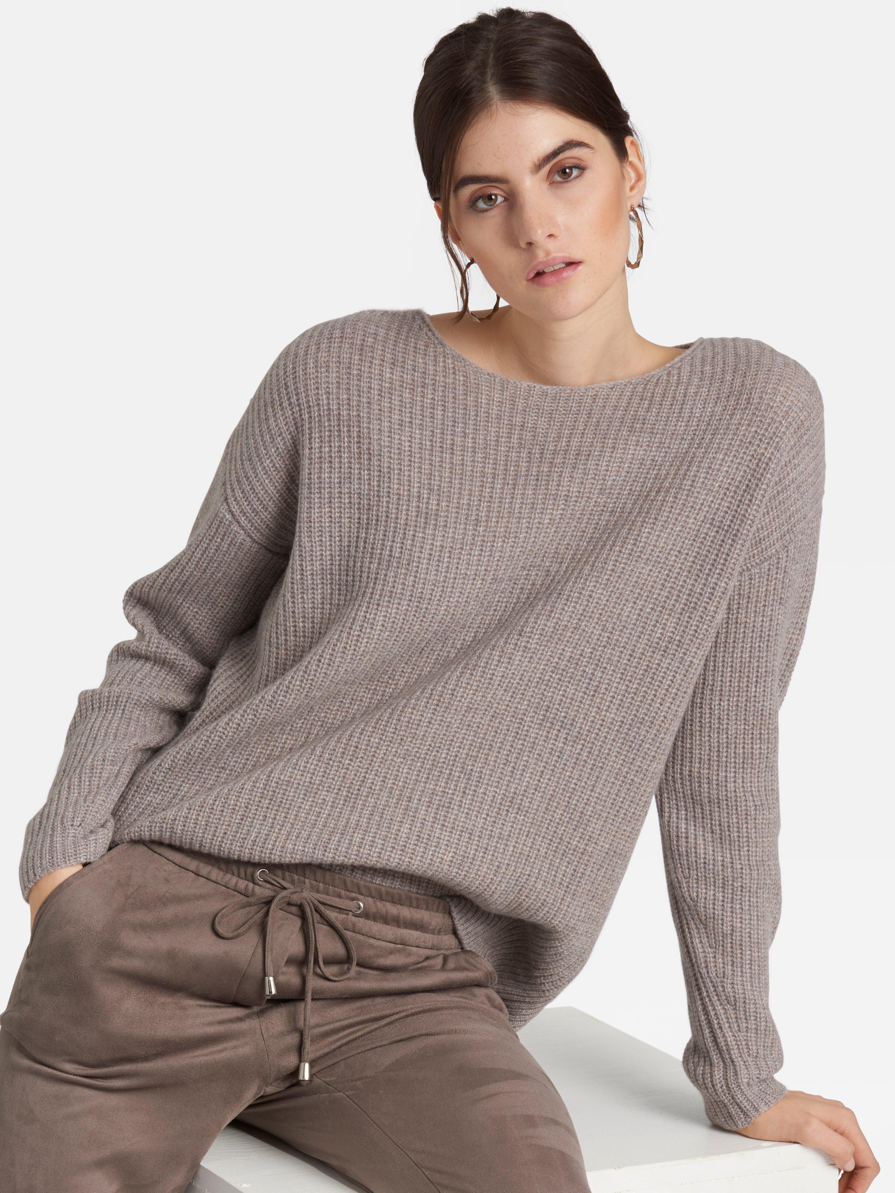 include - Rundhals-Pullover aus 100% Premium-Kaschmir