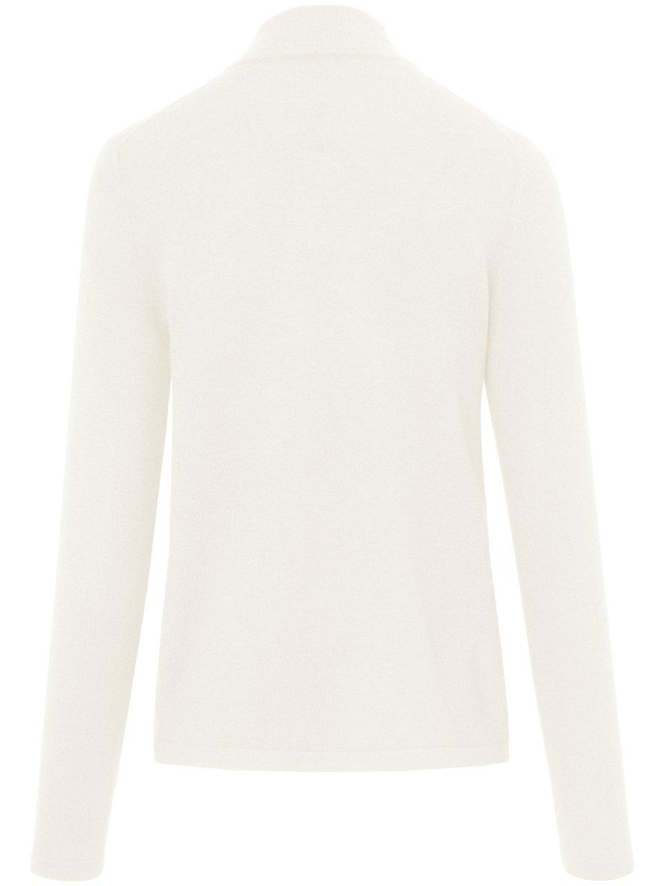 Thumbnail - Pullover aus 100% Premium-Kaschmir Modell Vivien Peter Hahn Cashmere weiss
