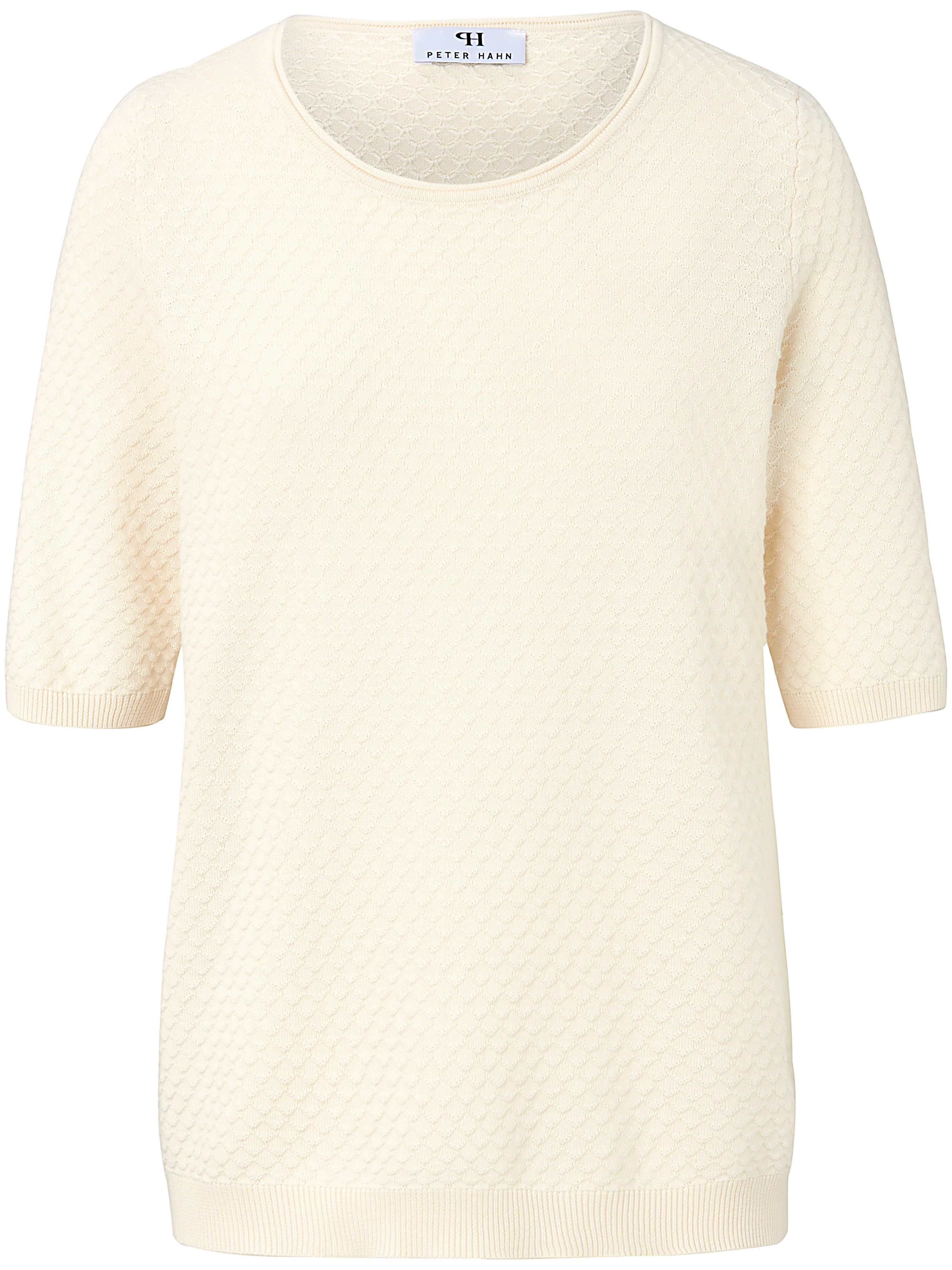Peter Hahn - Rundhals-Pullover mit ellenbogenlangem 1/2-Arm