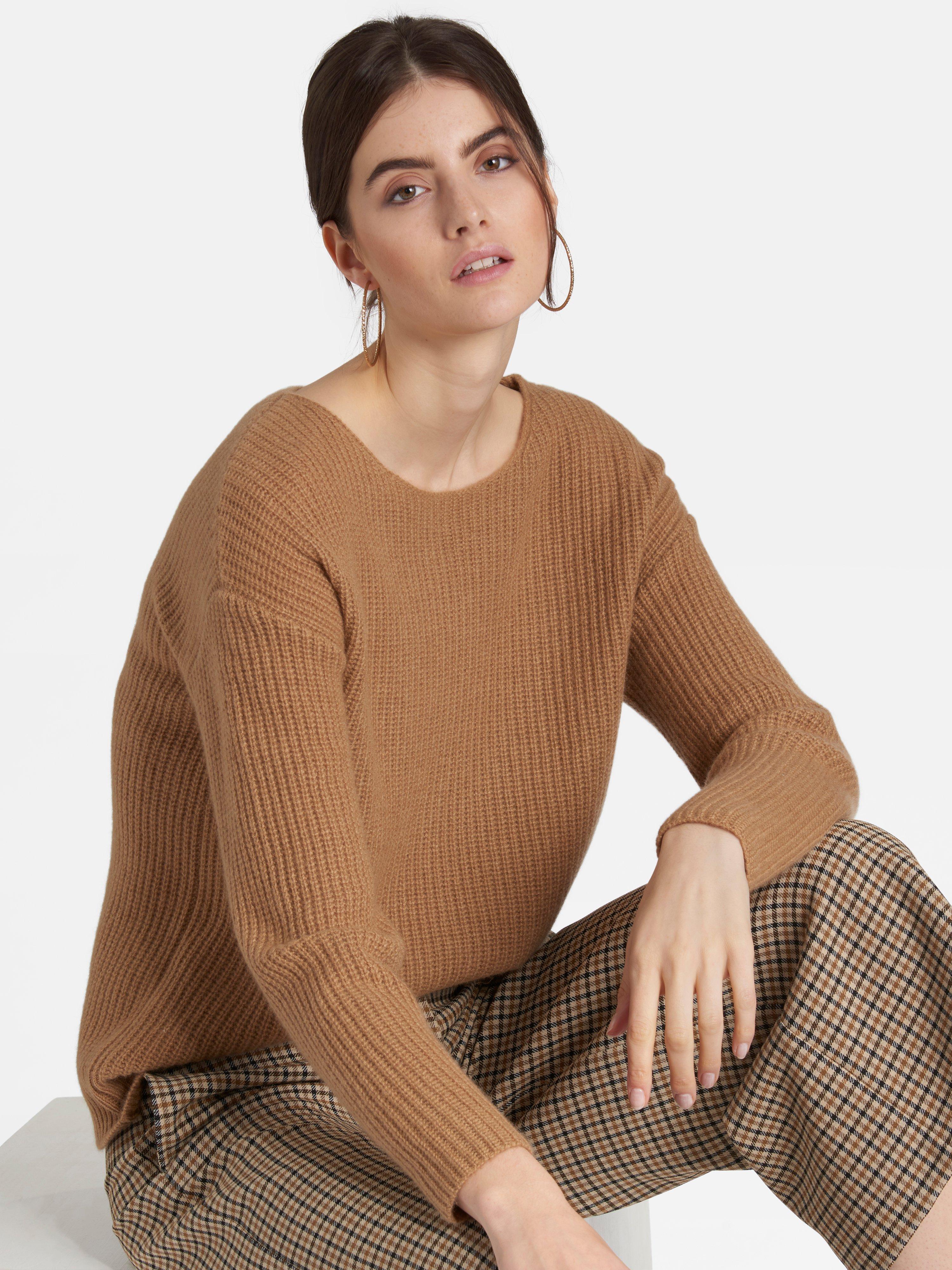 include - Rundhals-Pullover aus 100% Premium-Kaschmir