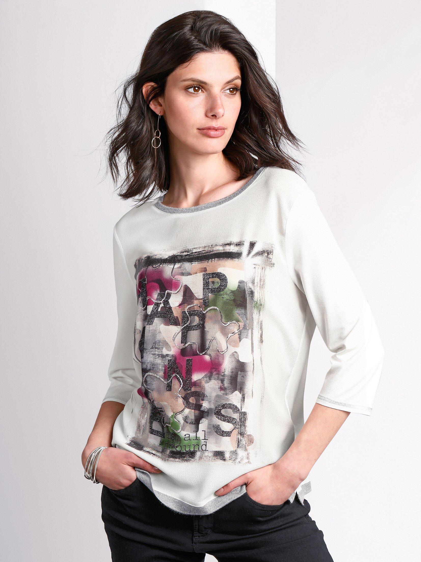Rabe - Rundhals-Shirt mit 3/4-Arm