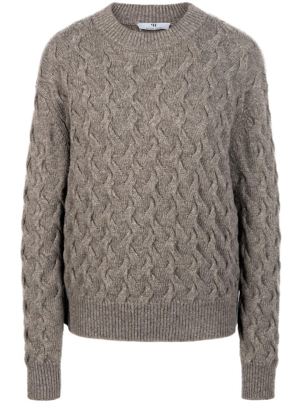 Rundhals-Pullover Peter Hahn beige günstig online kaufen