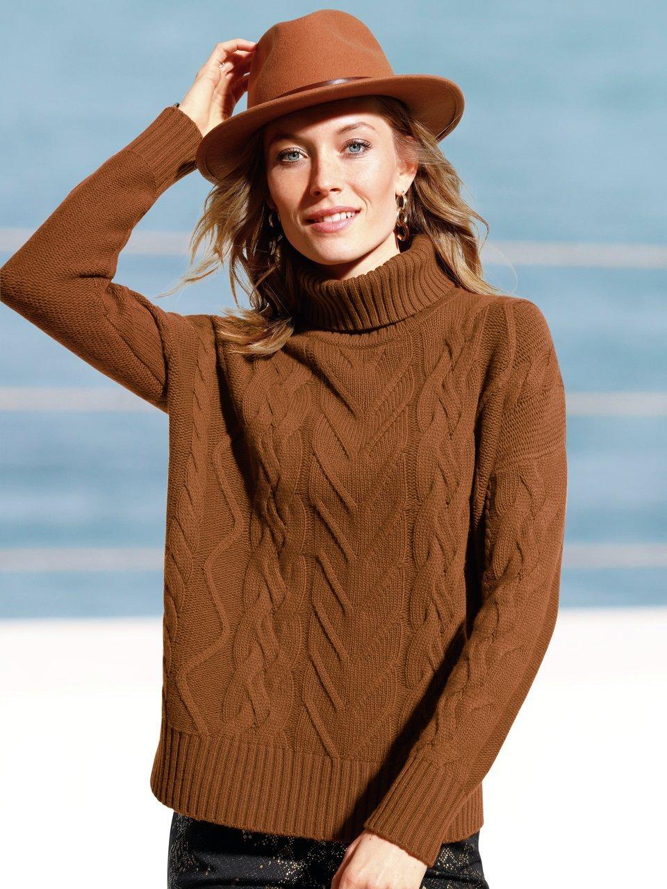 Peter Hahn - Rollkragen-Pullover aus 100% Schurwolle