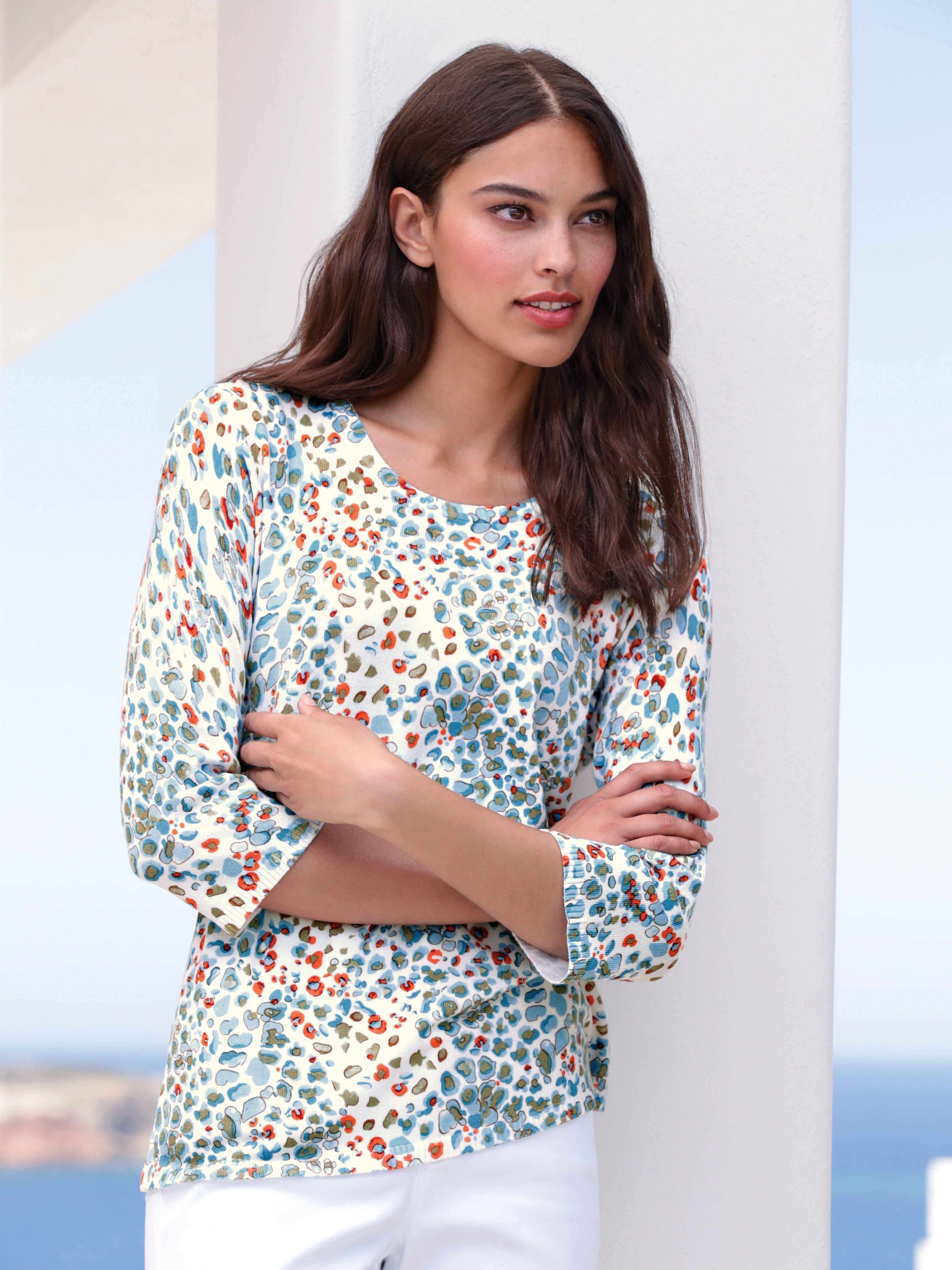 mayfair by Peter Hahn - Rundhals-Pullover mit 3/4-Arm
