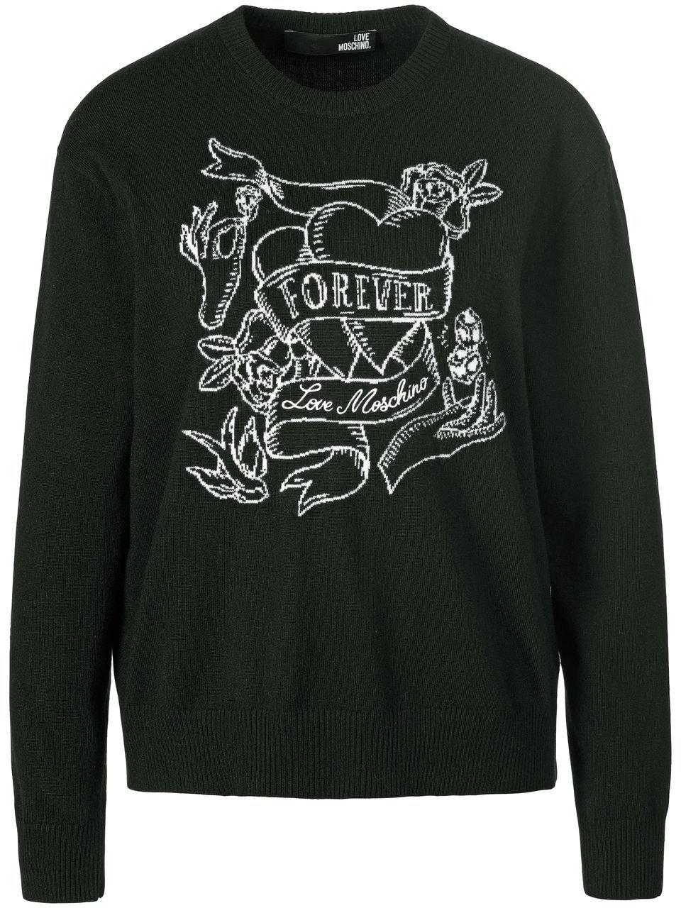 Sweatshirt Van Love Moschino zwart