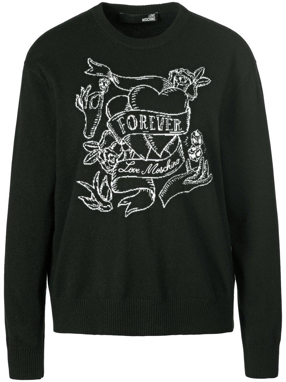 Sweatshirt Van Love Moschino zwart