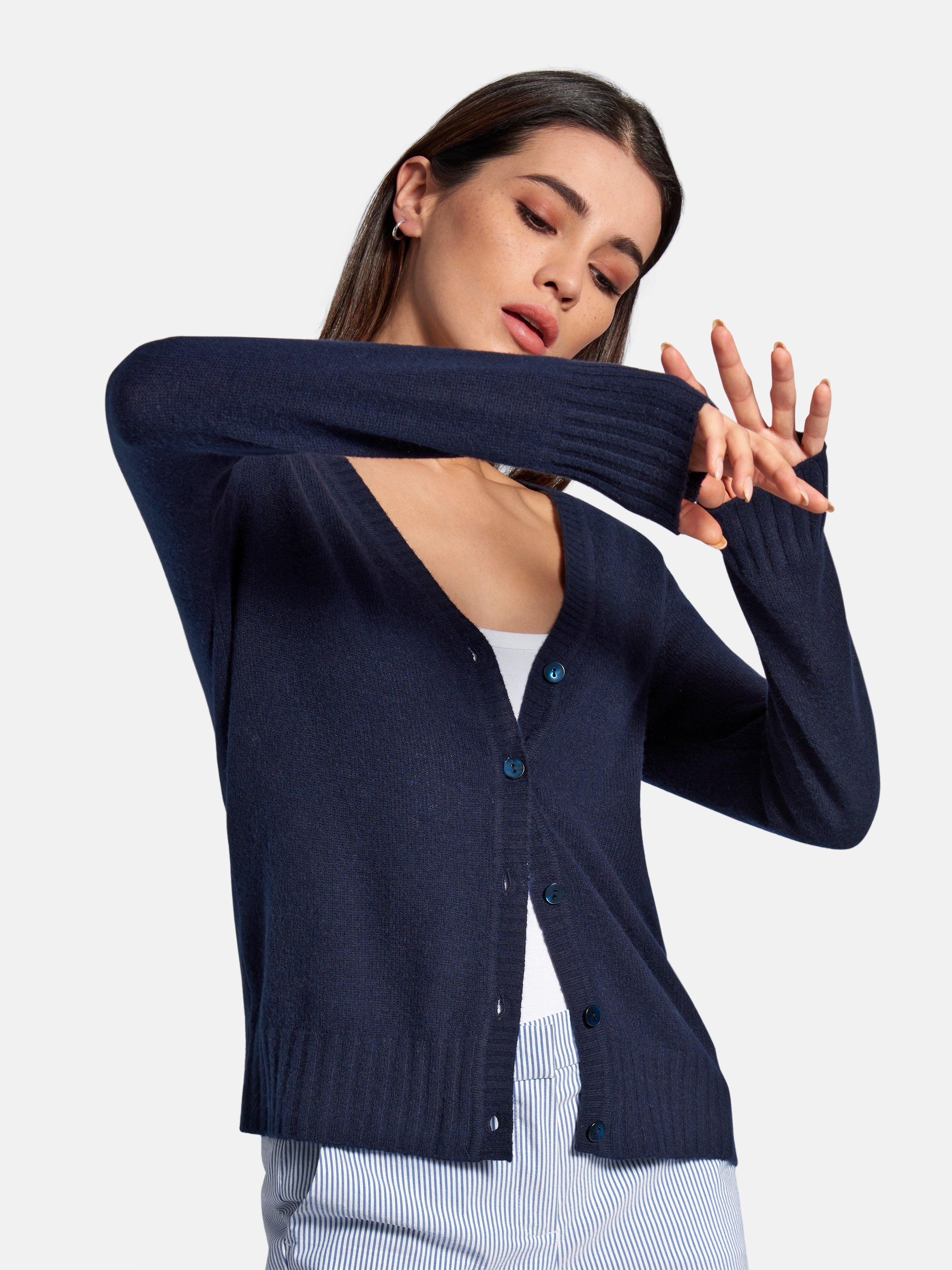 Peter Hahn Cashmere - Strickjacke aus 100% Kaschmir