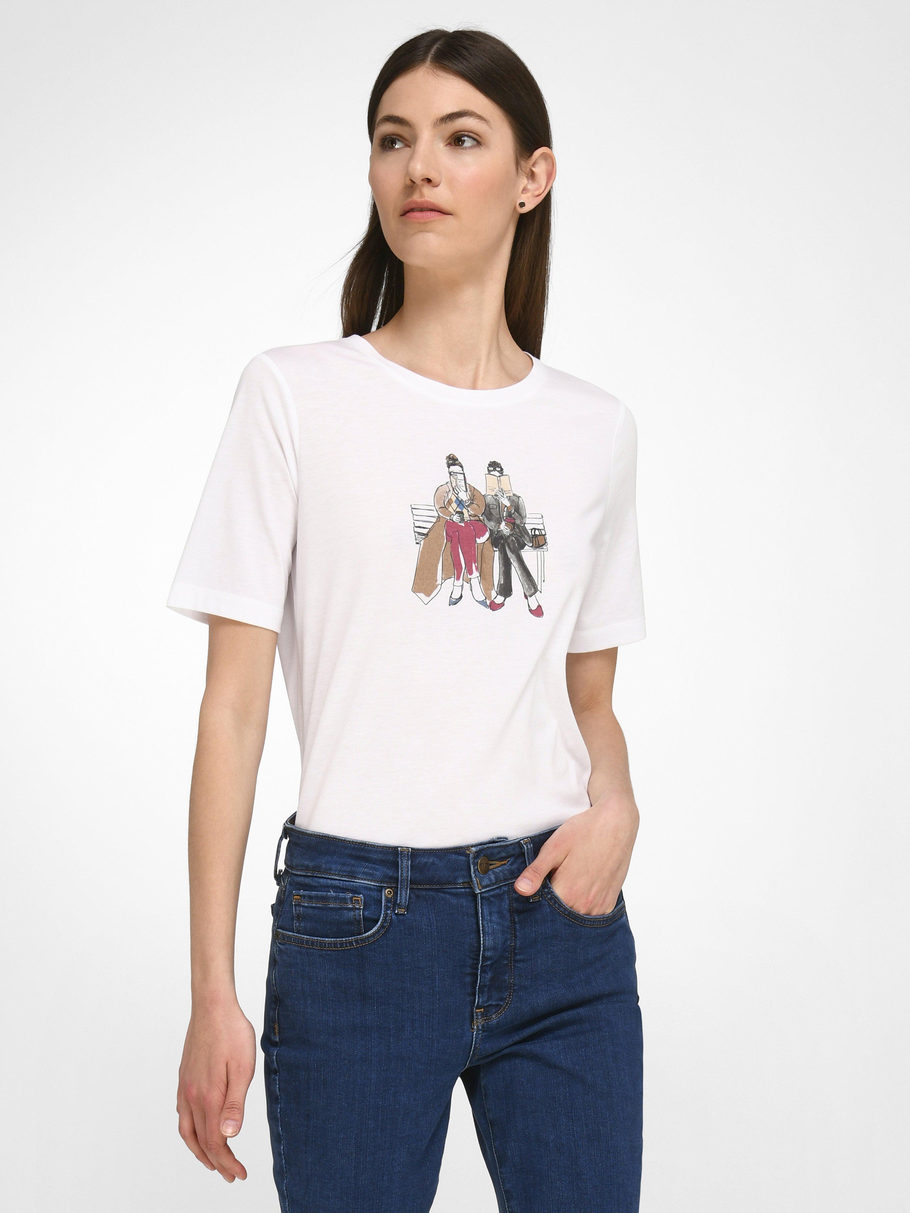 MAERZ Muenchen - Rundhals-Shirt mit 1/2-Arm